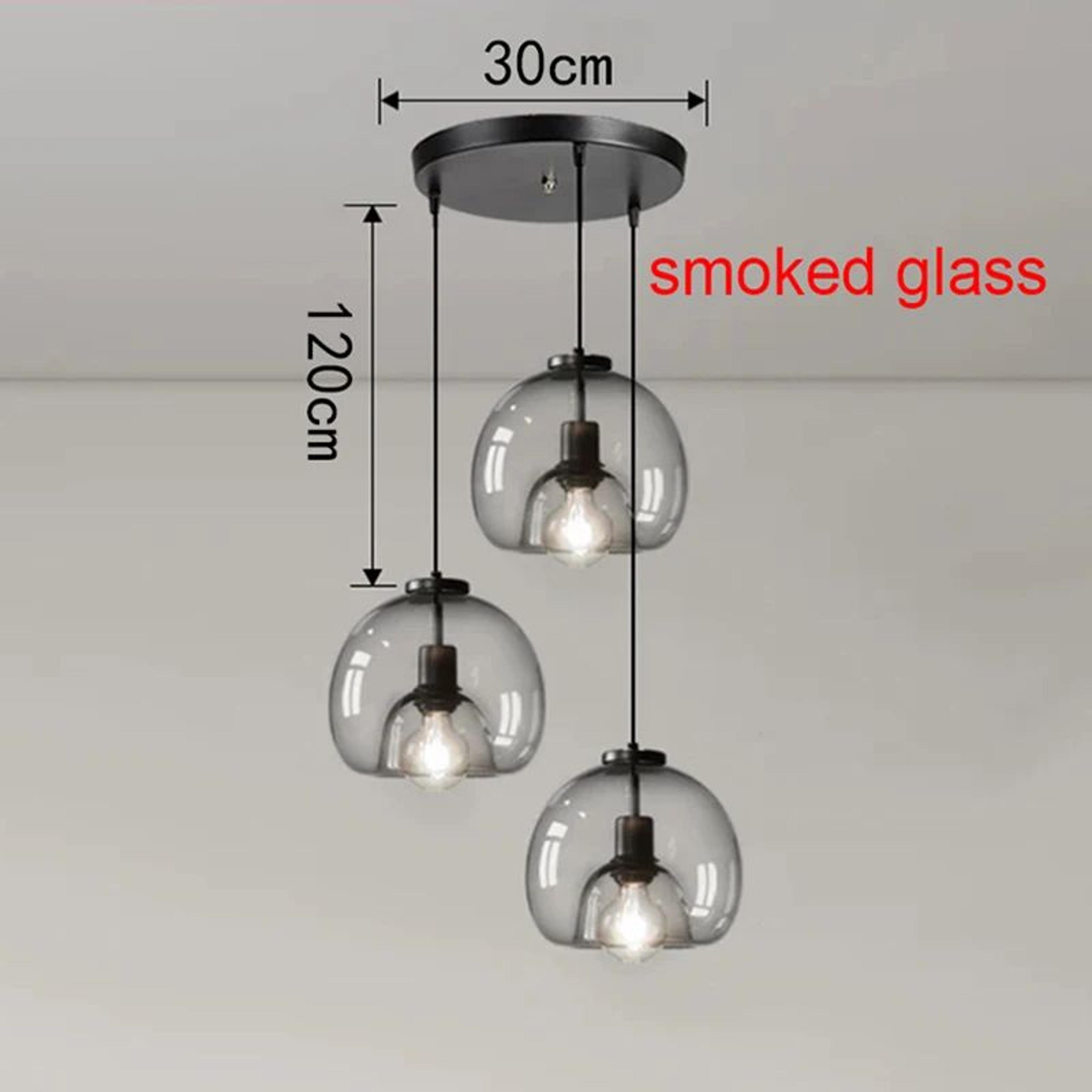Modern Glass LED Pendant Lamp  Adjustable Hanging Chandelier For Living Room Dining Room And Kitche 13