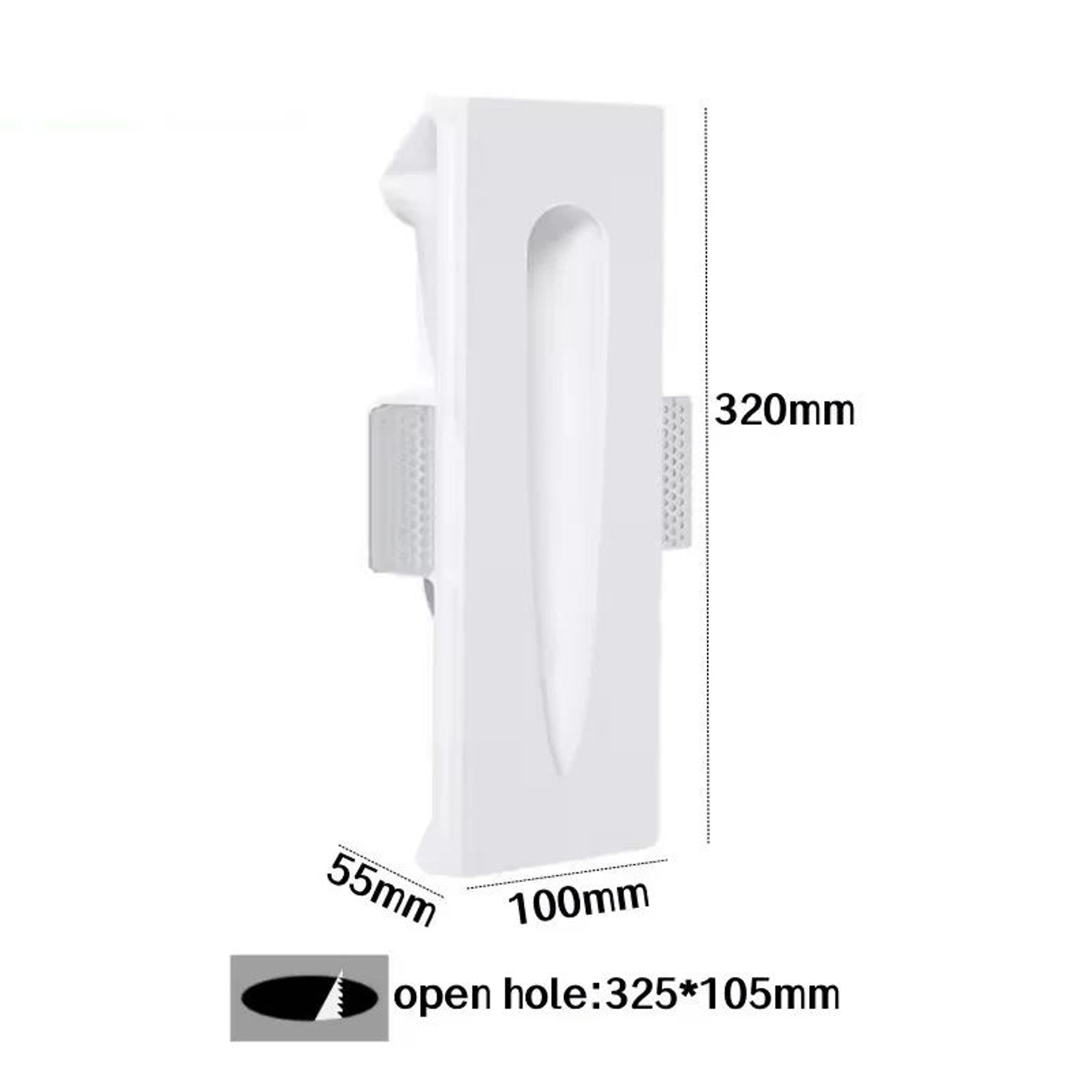 Recessed Gypsum LED Step Light  COB Embedded Stair Wall Lamp For Corridor Hallway  Indoor Decorativ 11