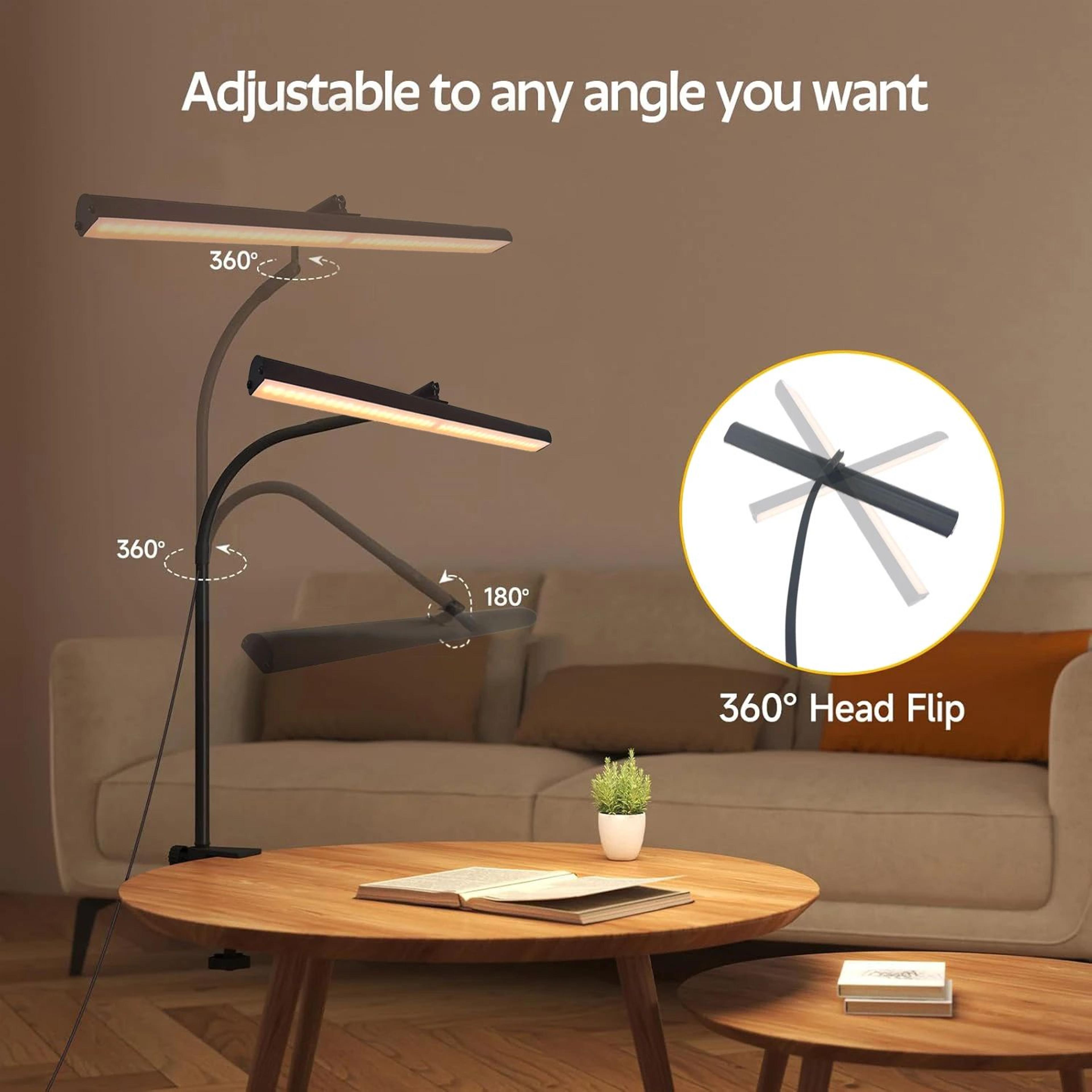 LED Desk Lamp With Clamp  USB Architect Task Light With 30 Lighting Modes And Flexible Gooseneck Fo 1