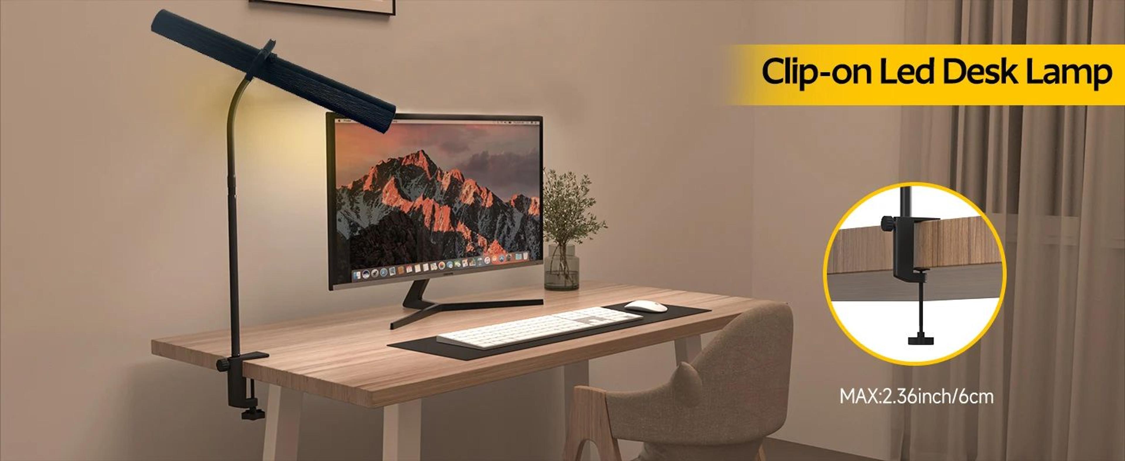 LED Desk Lamp With Clamp  USB Architect Task Light With 30 Lighting Modes And Flexible Gooseneck Fo 9