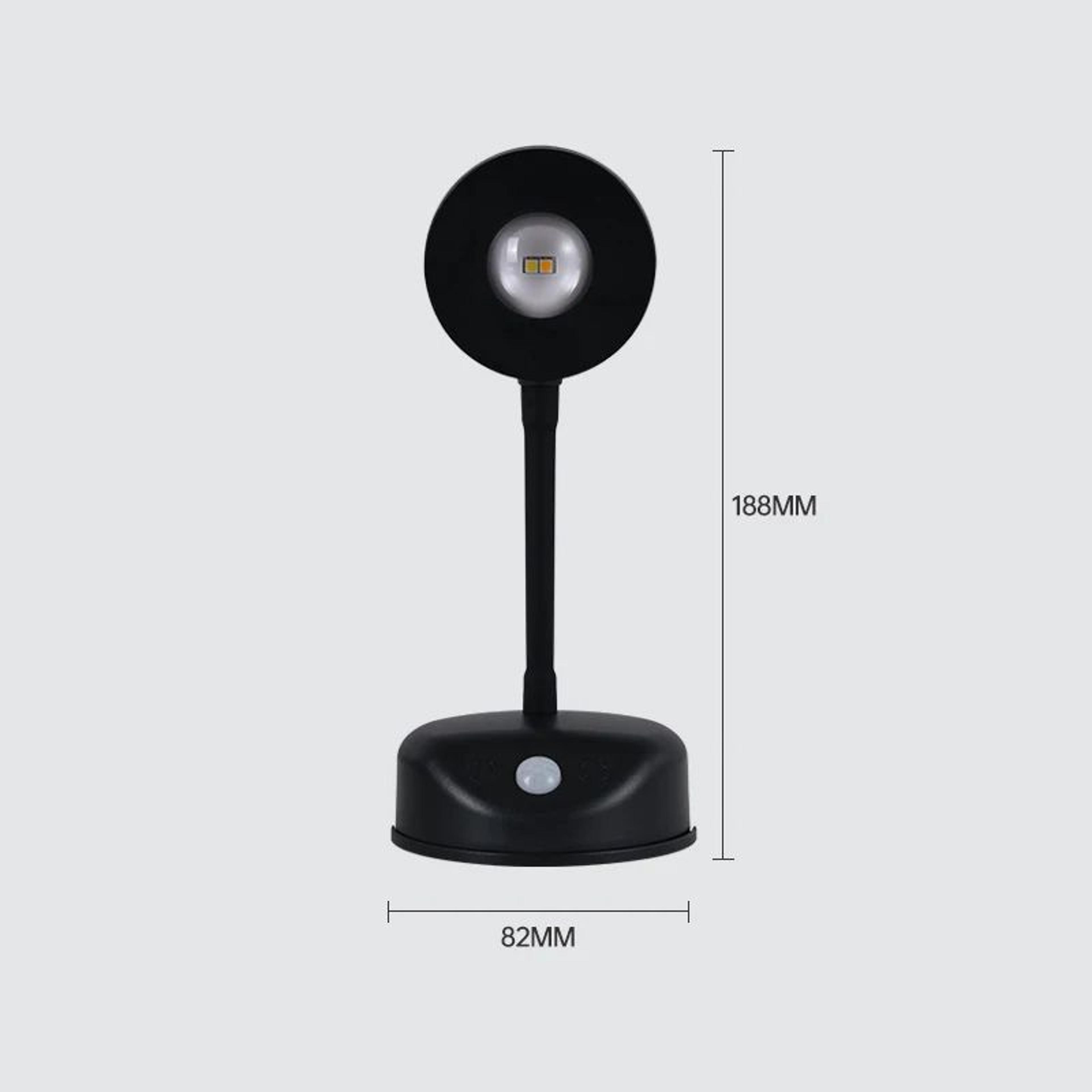 USB Rechargeable Wall Lamp  Dimmable Motion Sensor Night Light With 3 Light Colors For Bedroom Beds 11