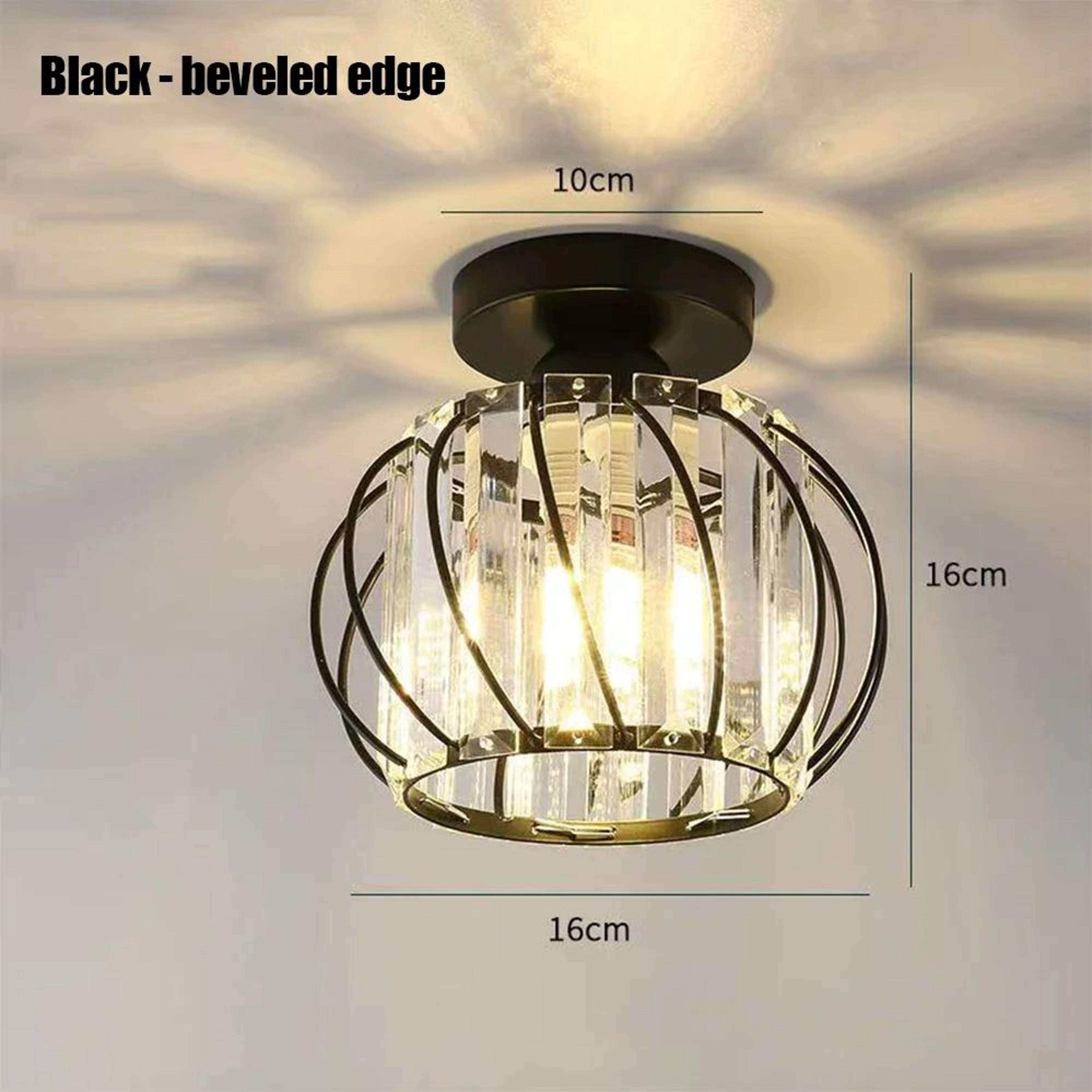 Novelty Glass Ceiling Light  E27 Decorative Fixture For Corridor Balcony Dining Room And Foyer Indo 7