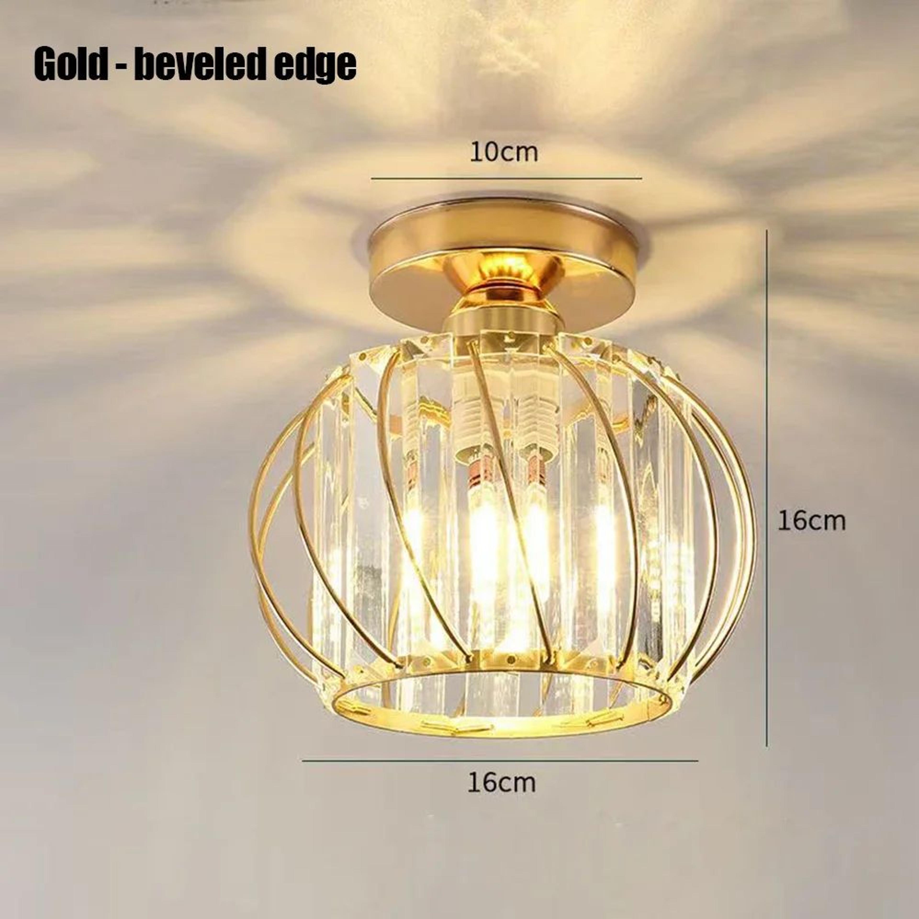 Novelty Glass Ceiling Light  E27 Decorative Fixture For Corridor Balcony Dining Room And Foyer Indo 9