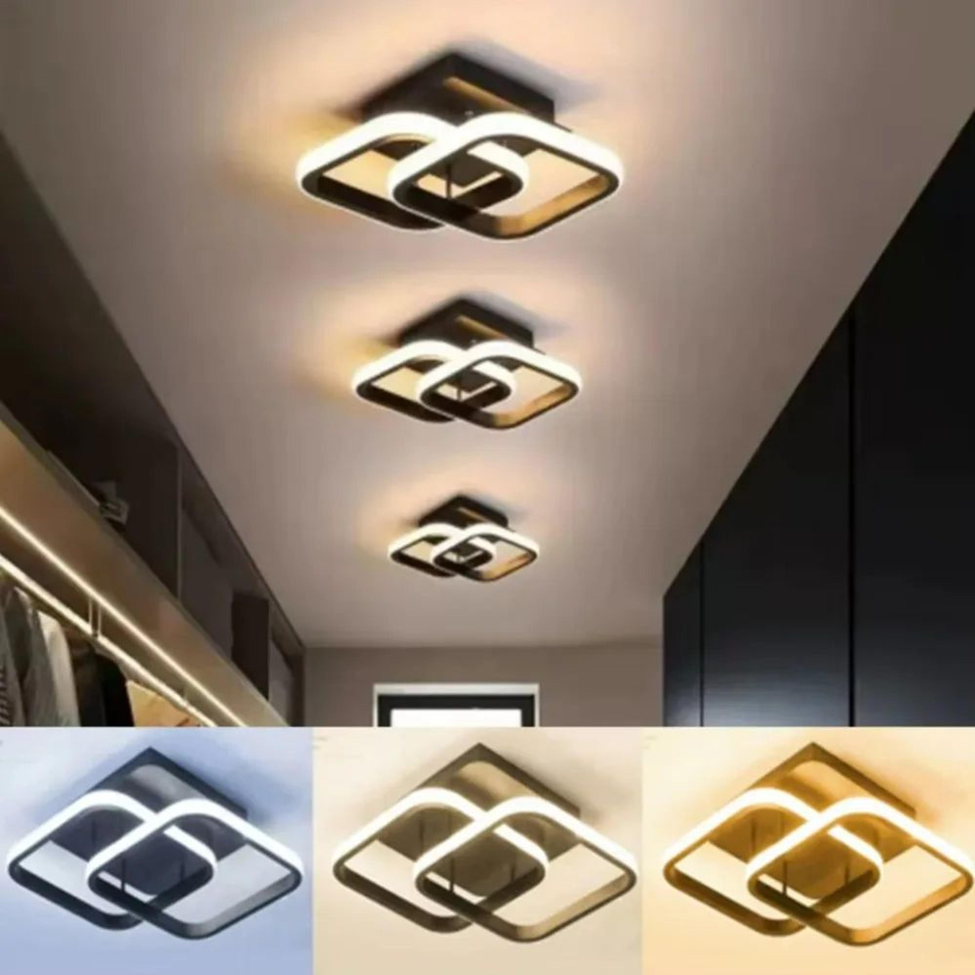 25 W LED Ceiling Light  Modern Surface Mounted 3 Color Lamp For Bedroom Living Room Corridor Stairc 1