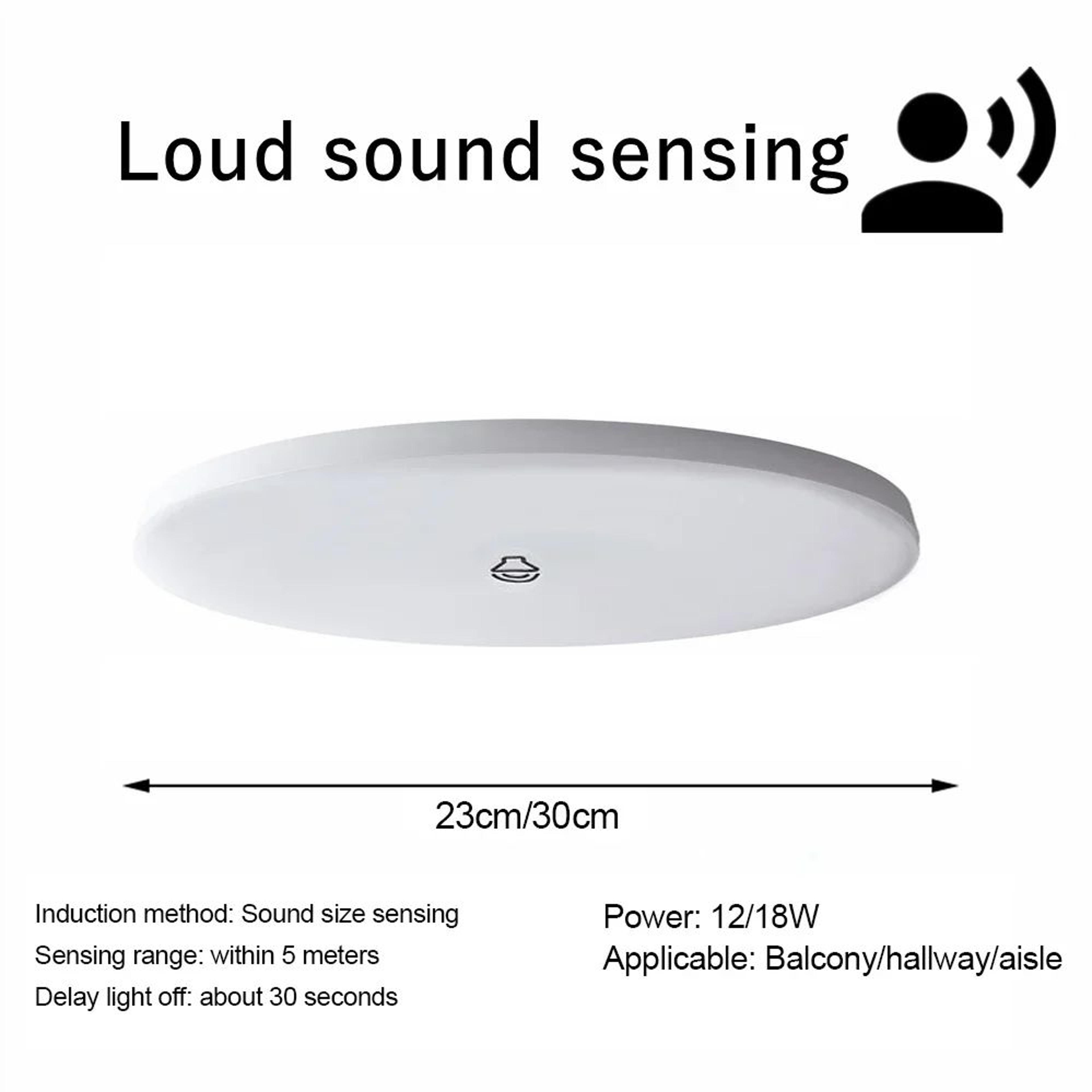PIR Motion Sensor Ceiling Lamp  12 W Or 18W Automatic Night Lighting For Corridor Garage Stairs And 8