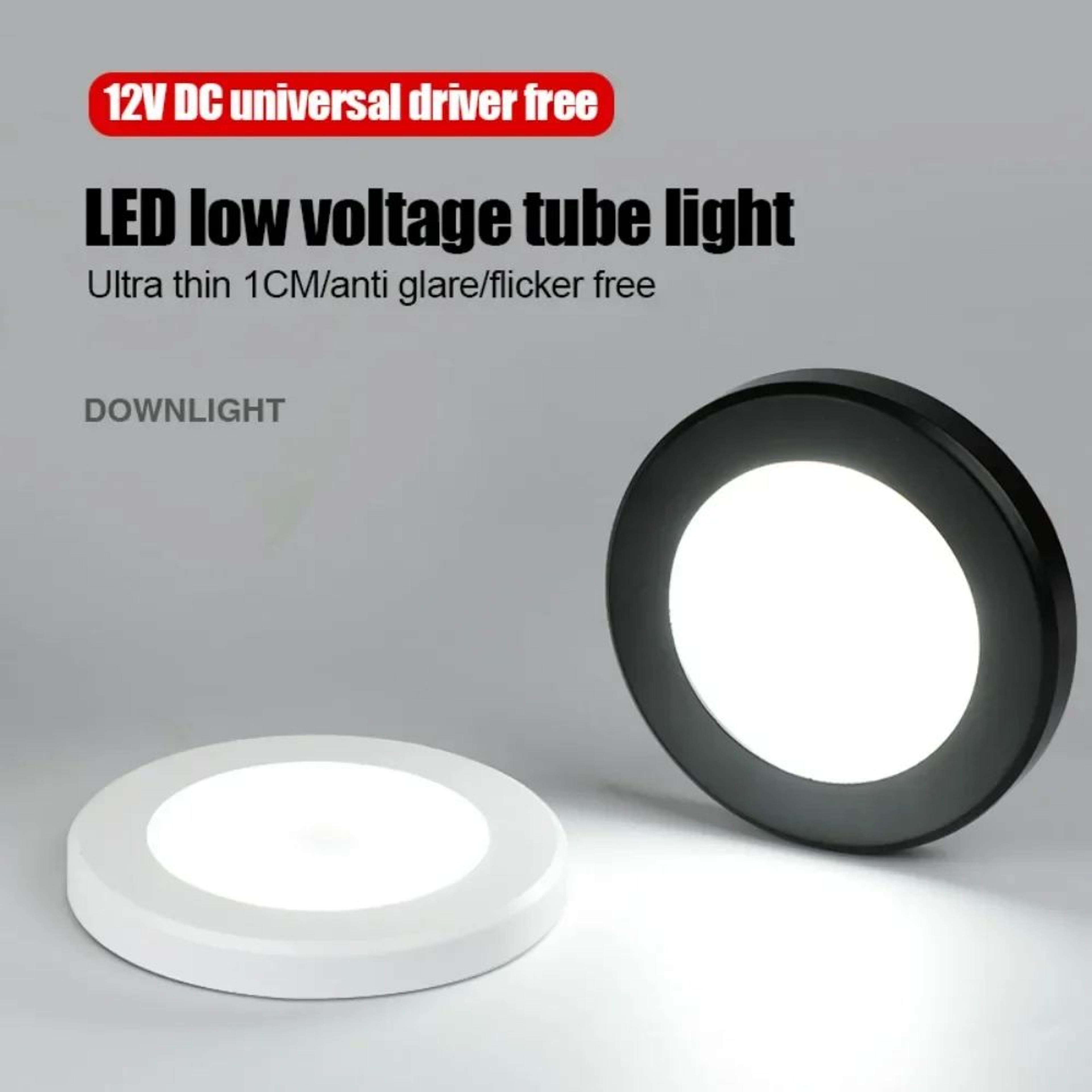Mini LED Downlight  Ultra Thin Surface Mounted DC 12V Round Spotlight In 3W Or 5W For Home Kitchen  3