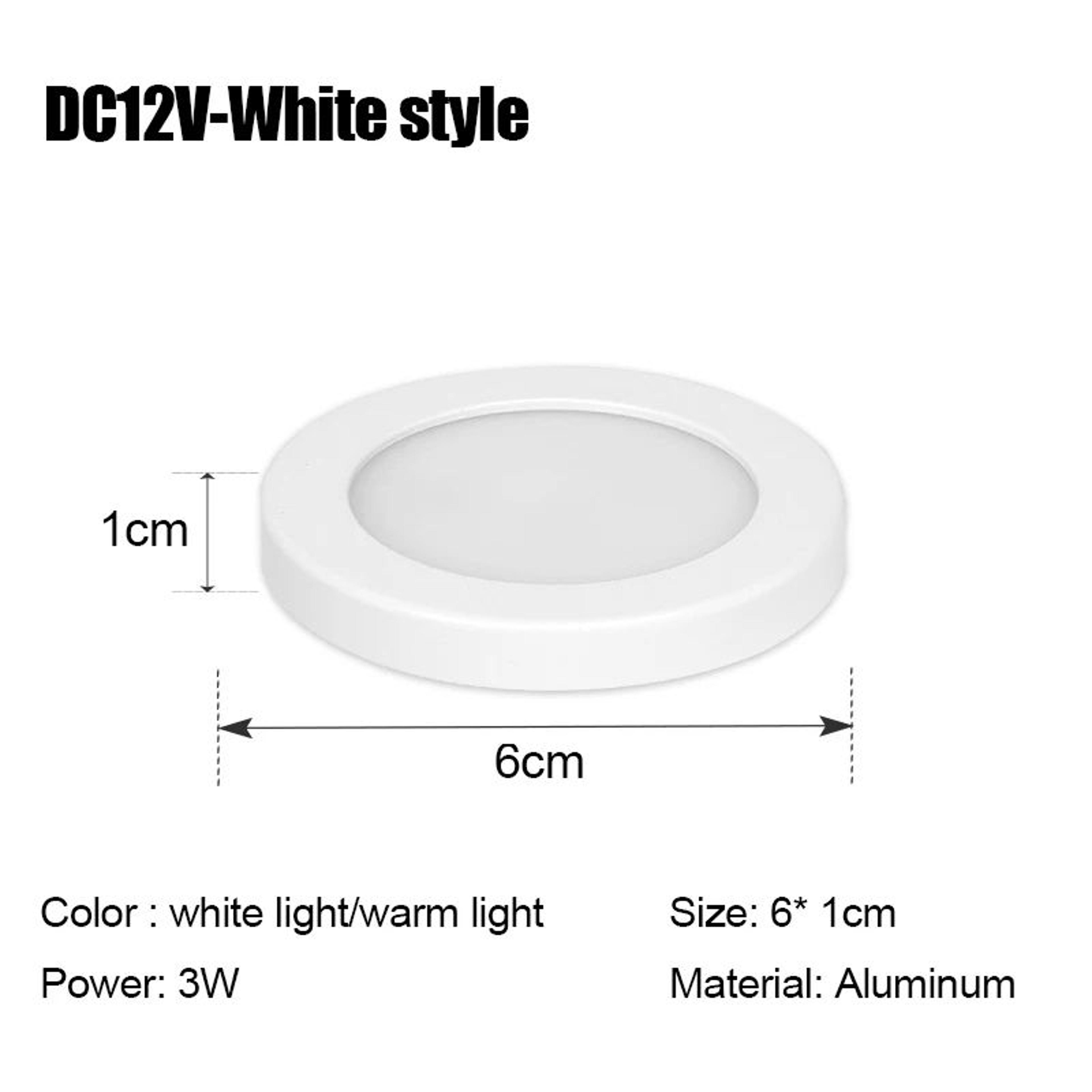 Mini LED Downlight  Ultra Thin Surface Mounted DC 12V Round Spotlight In 3W Or 5W For Home Kitchen  10