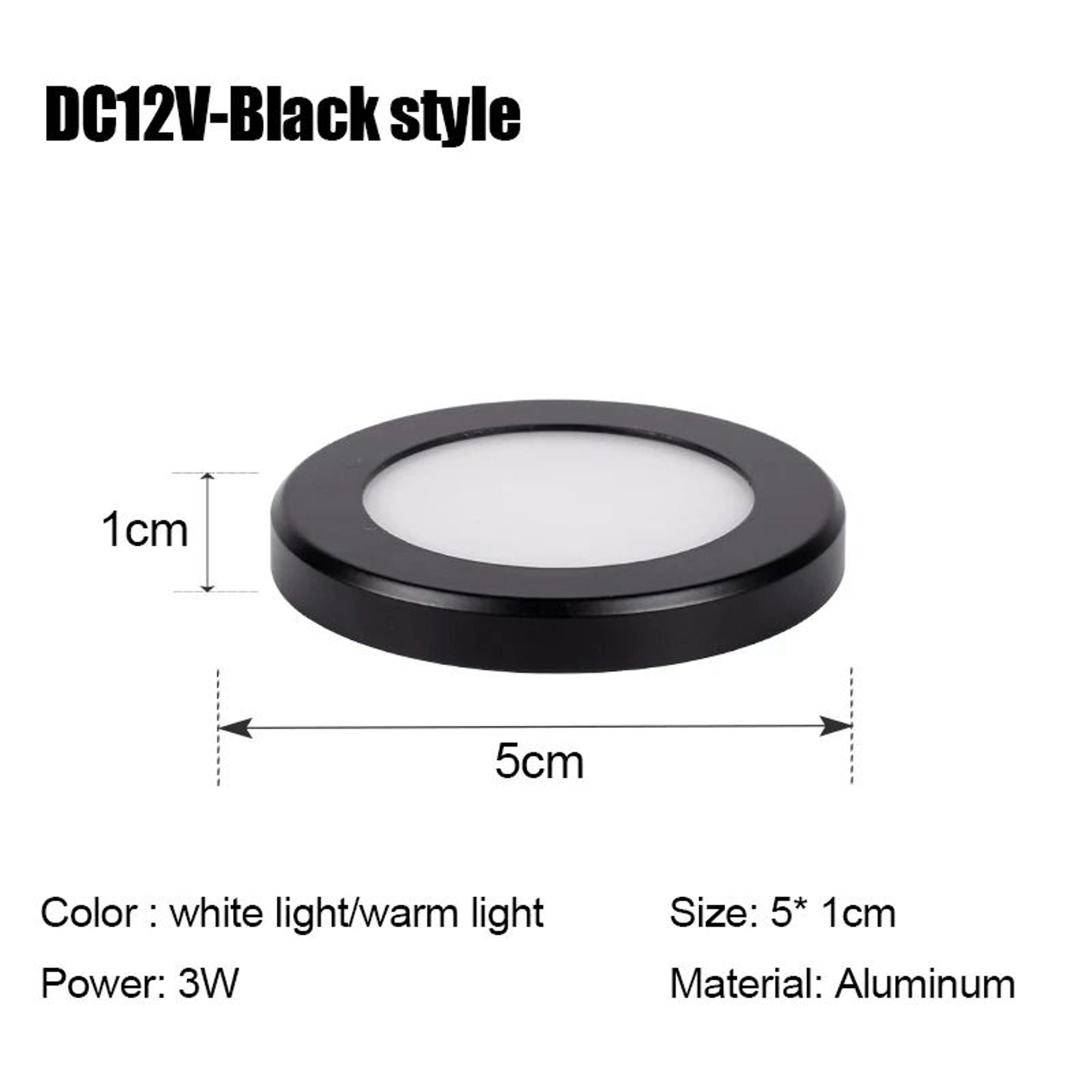 Mini LED Downlight  Ultra Thin Surface Mounted DC 12V Round Spotlight In 3W Or 5W For Home Kitchen  6