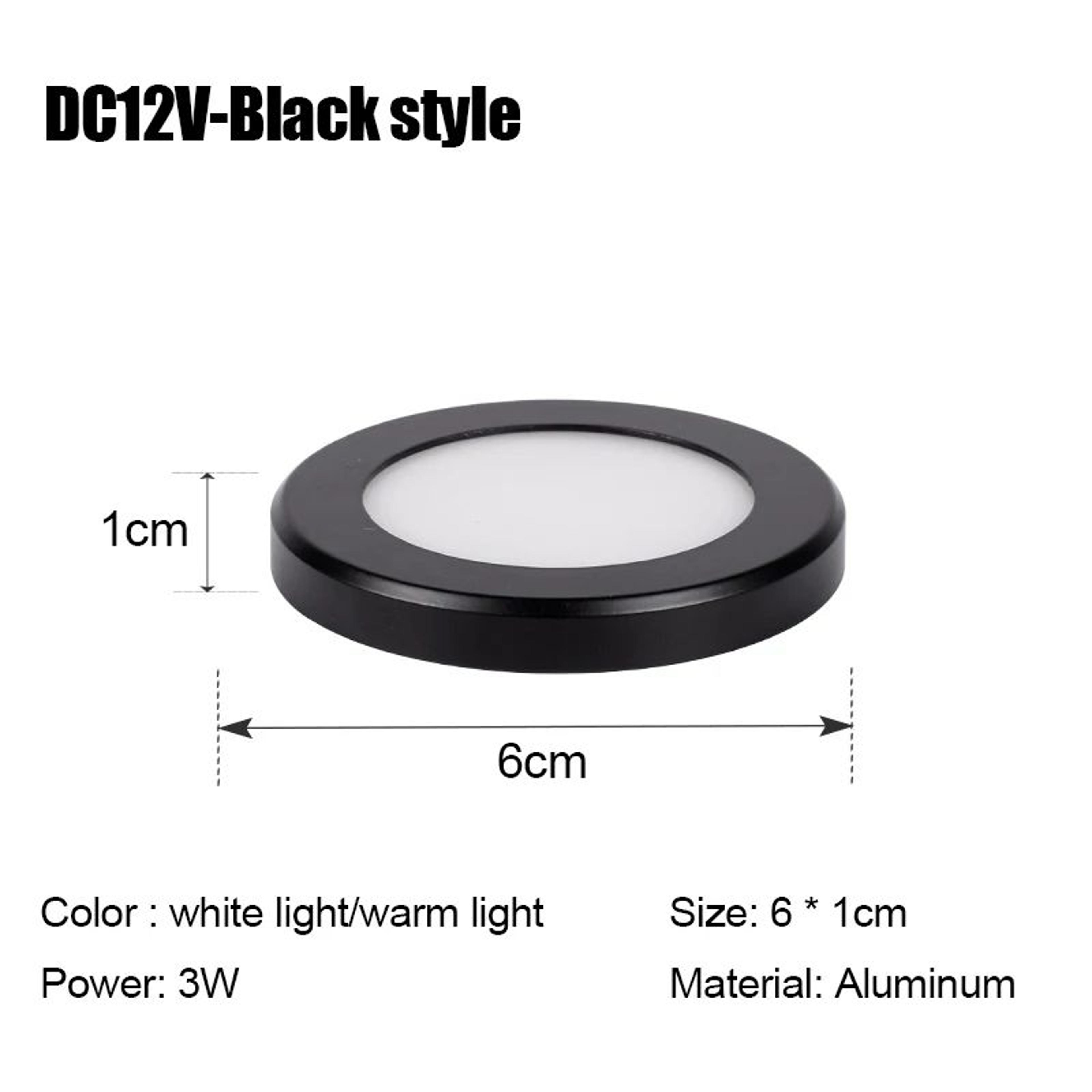Mini LED Downlight  Ultra Thin Surface Mounted DC 12V Round Spotlight In 3W Or 5W For Home Kitchen  7