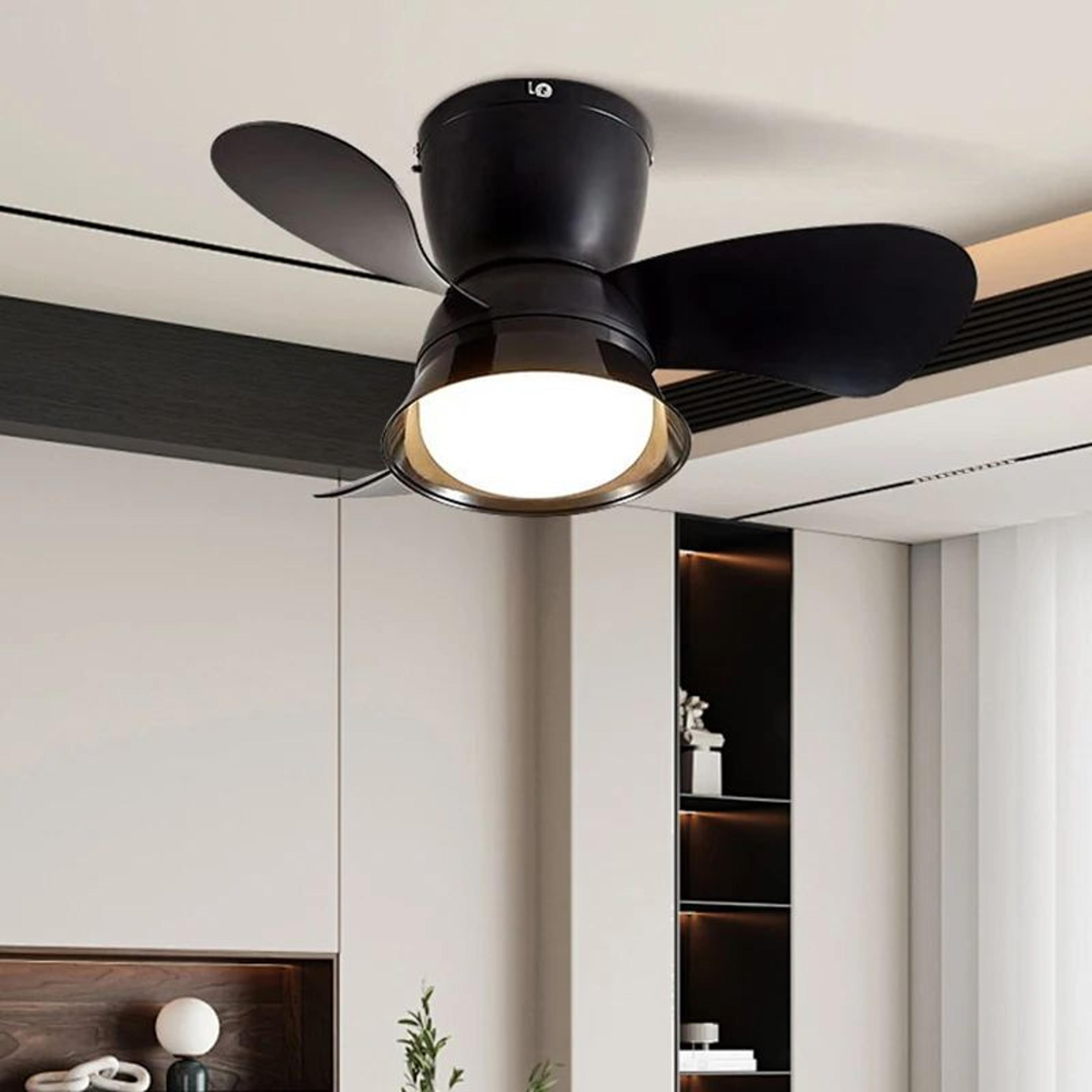 Ceiling Fan With LED Lights  Remote Control 3 Speed Reversible Fan With Dimmable Lighting For Bedro 2
