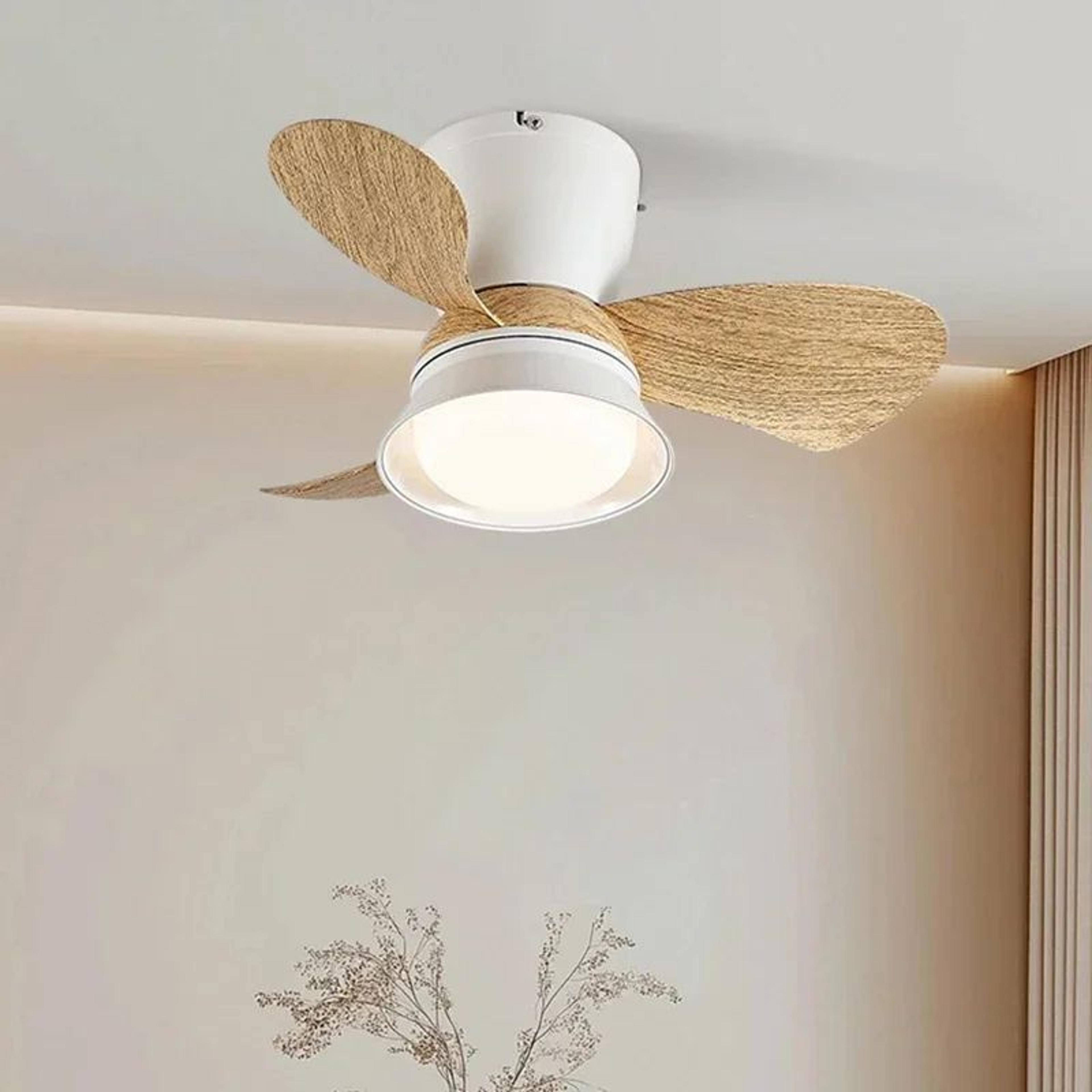 Ceiling Fan With LED Lights  Remote Control 3 Speed Reversible Fan With Dimmable Lighting For Bedro 4