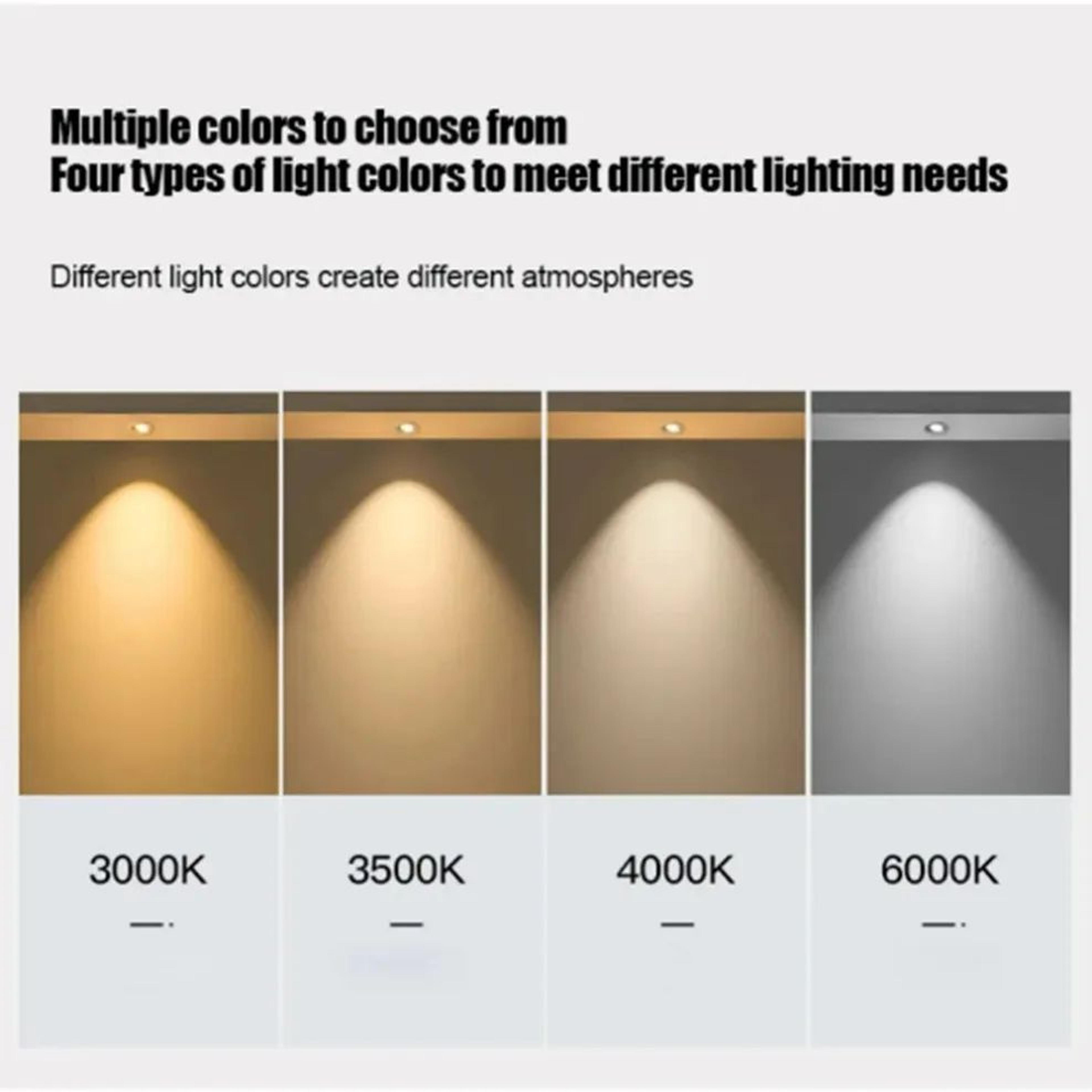 Recessed PIR Motion Sensor Spotlight  7W Or 10W LED Downlight In Black Or White For Entrance Aisle  5