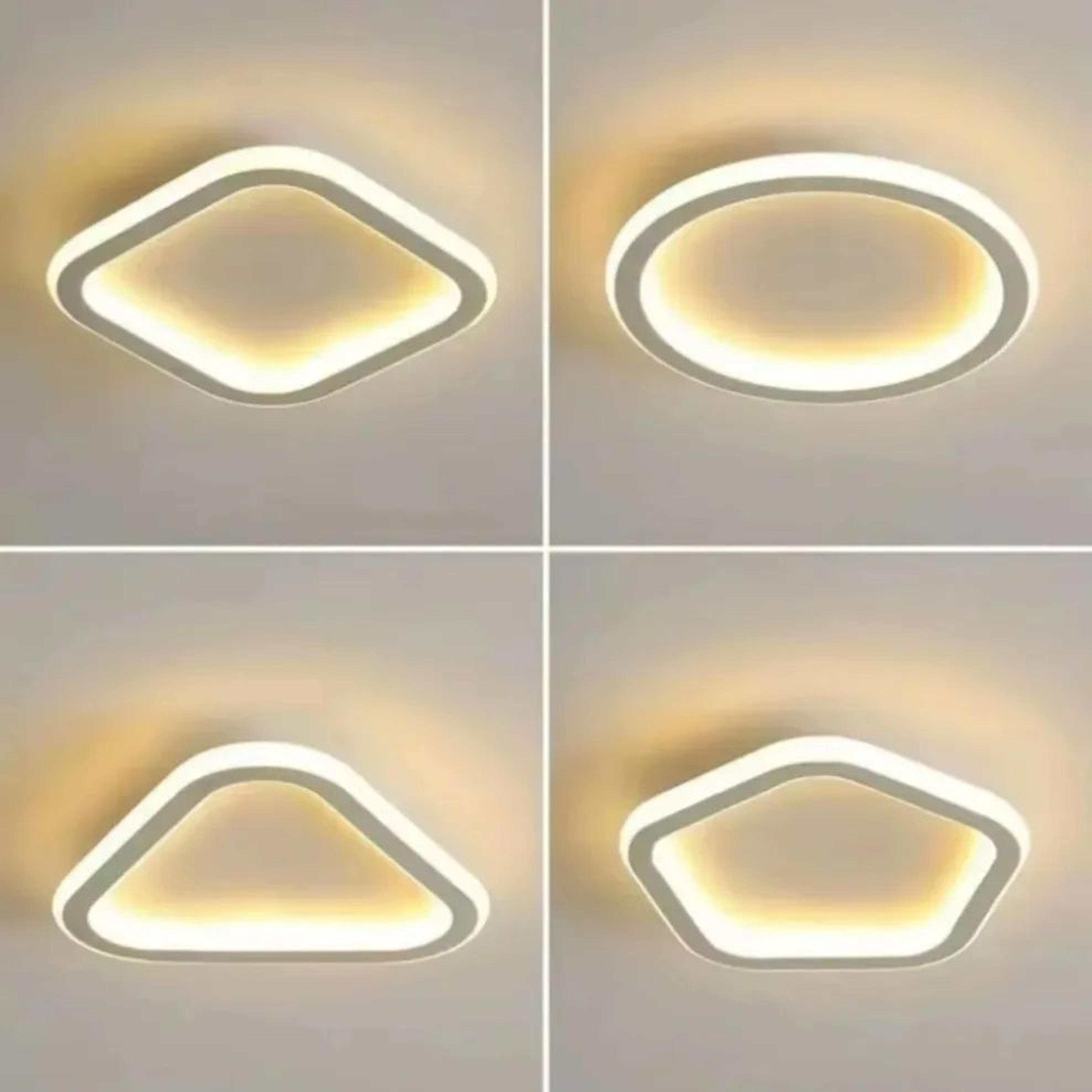 Modern LED Ceiling Light  25W Slim 3 Color Lamp In Black White Or Gold For Aisle Porch Balcony And  3
