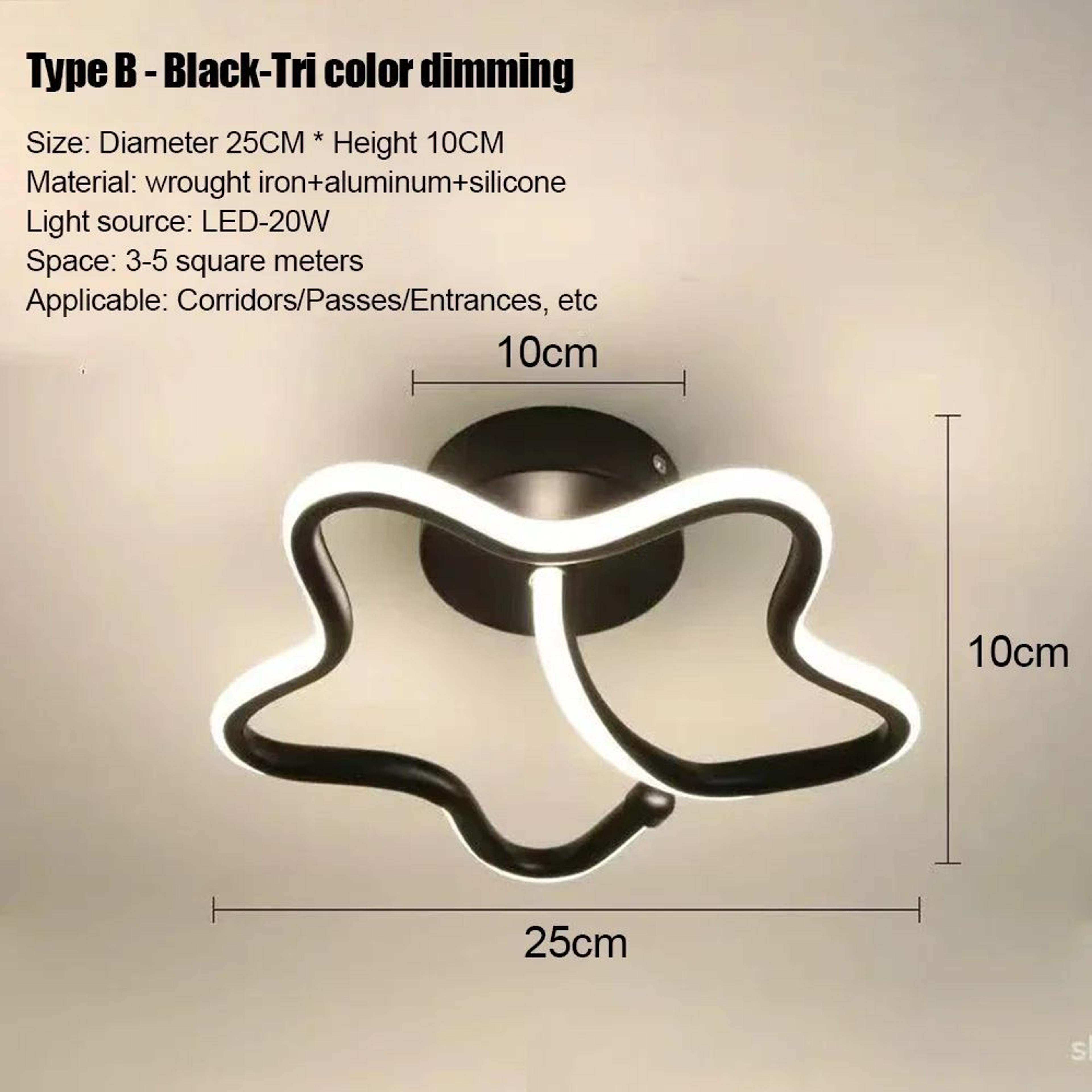 Modern LED Strip Ceiling Light  Minimalist 3 Color Lamp In Black White Or Gold For Living Room Aisl 13