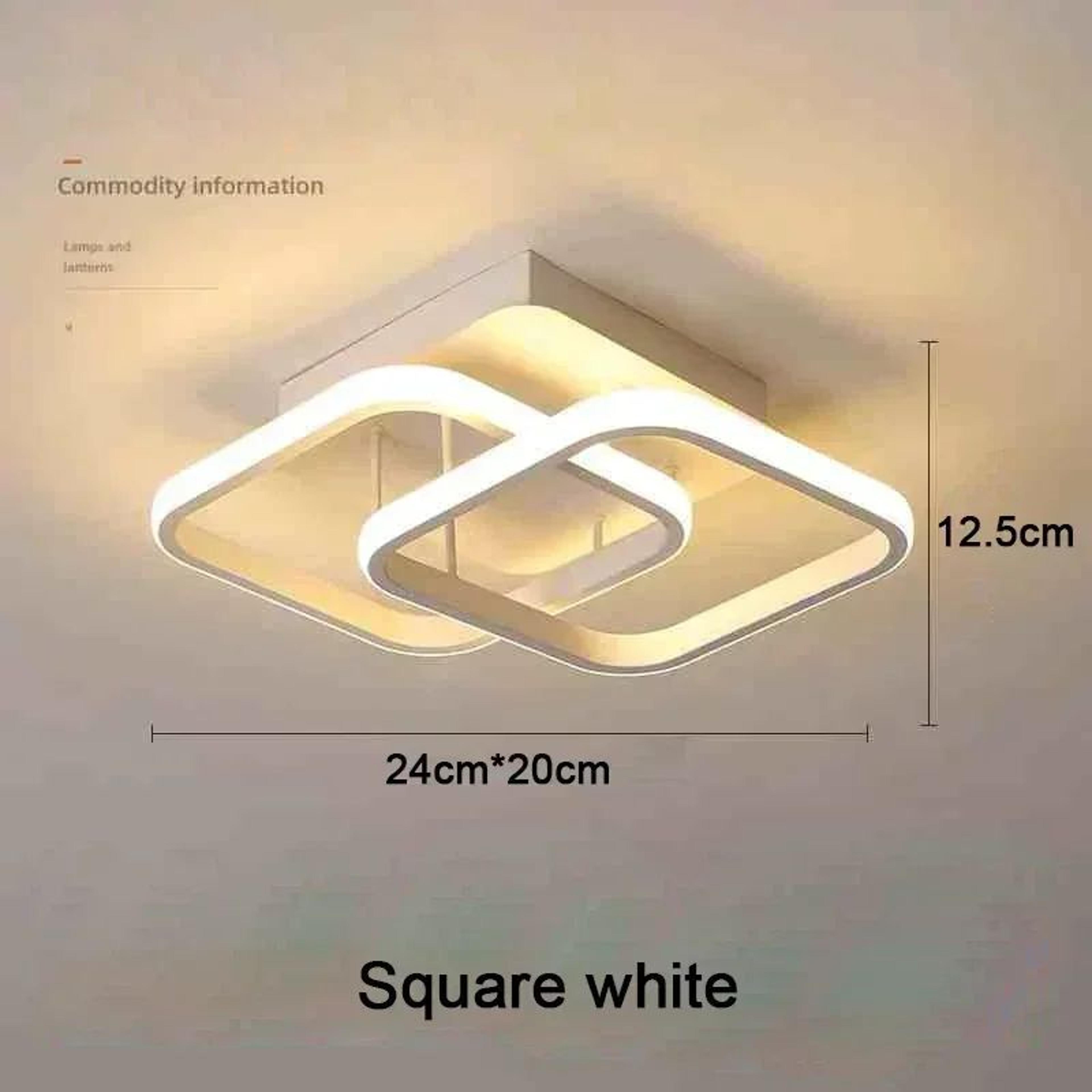 Modern LED Strip Ceiling Light  Minimalist 3 Color Lamp In Black White Or Gold For Living Room Aisl 14