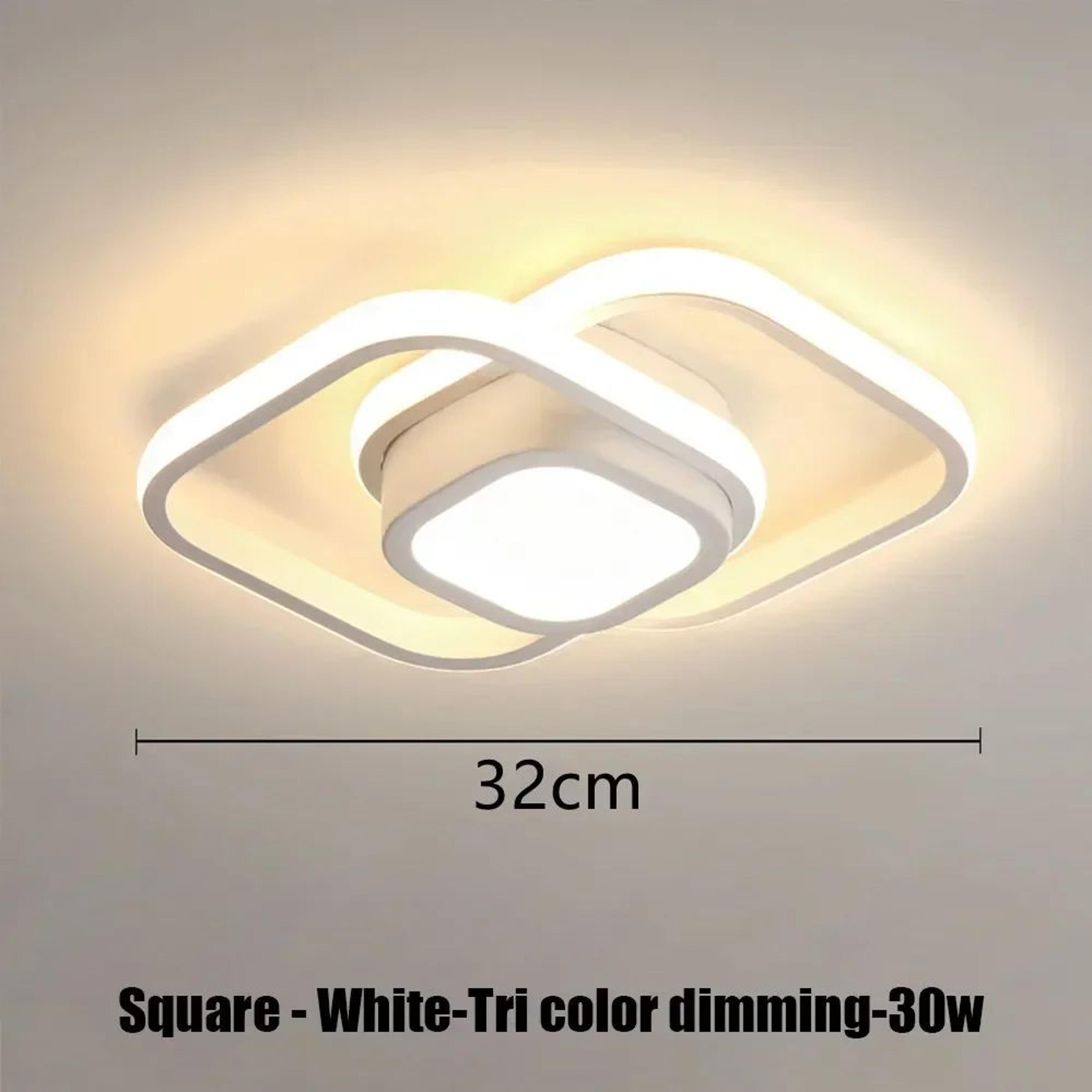 Modern LED Strip Ceiling Light  Minimalist 3 Color Lamp In Black White Or Gold For Living Room Aisl 17
