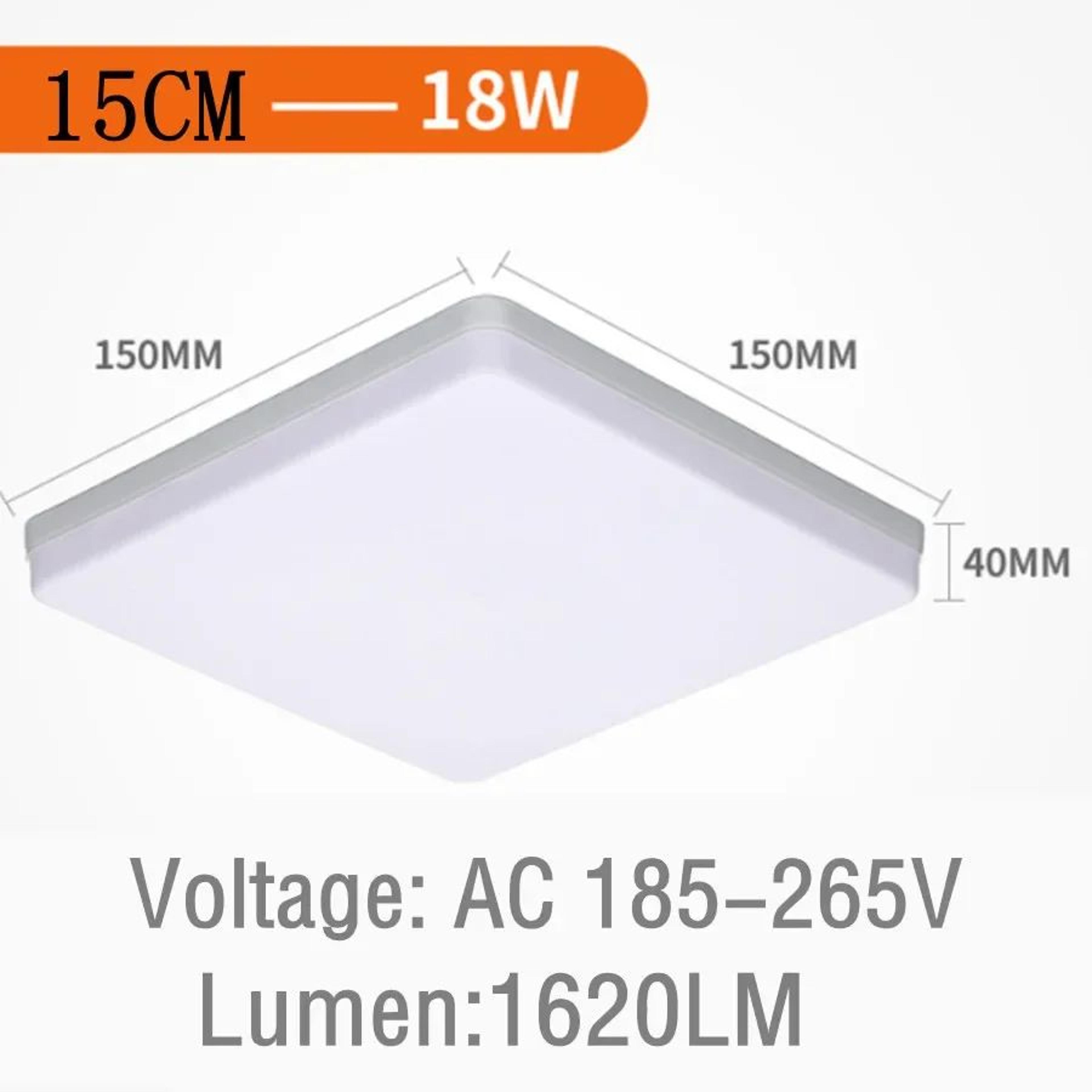 Square LED Ceiling Light  Neutral White 18 W To 48W Lamp For Bedroom Kitchen Living Room And Indoor 6