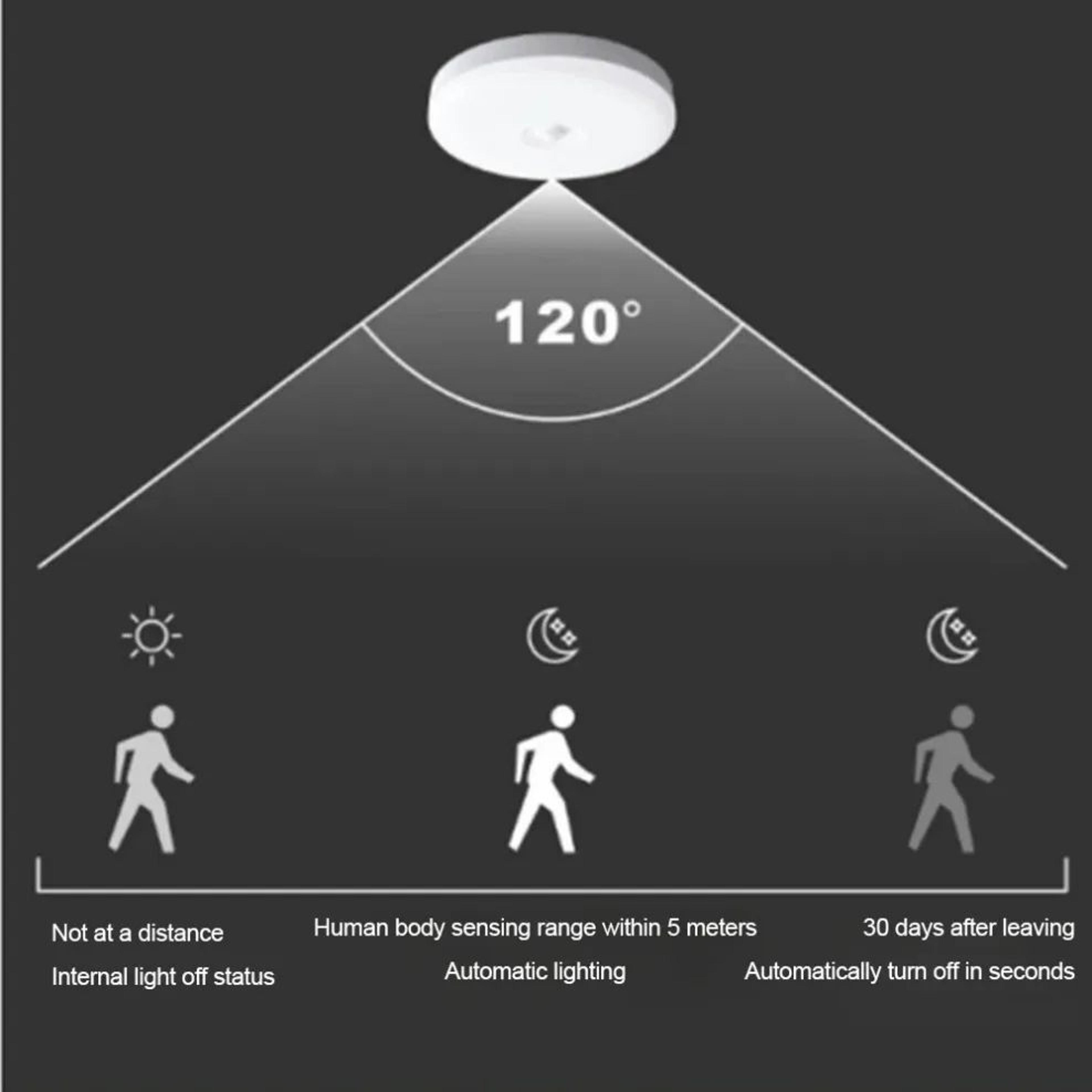 Motion Sensor LED Ceiling Light  Infrared Automatic Night Lamp For Porch Corridor Staircase  Balcon 2