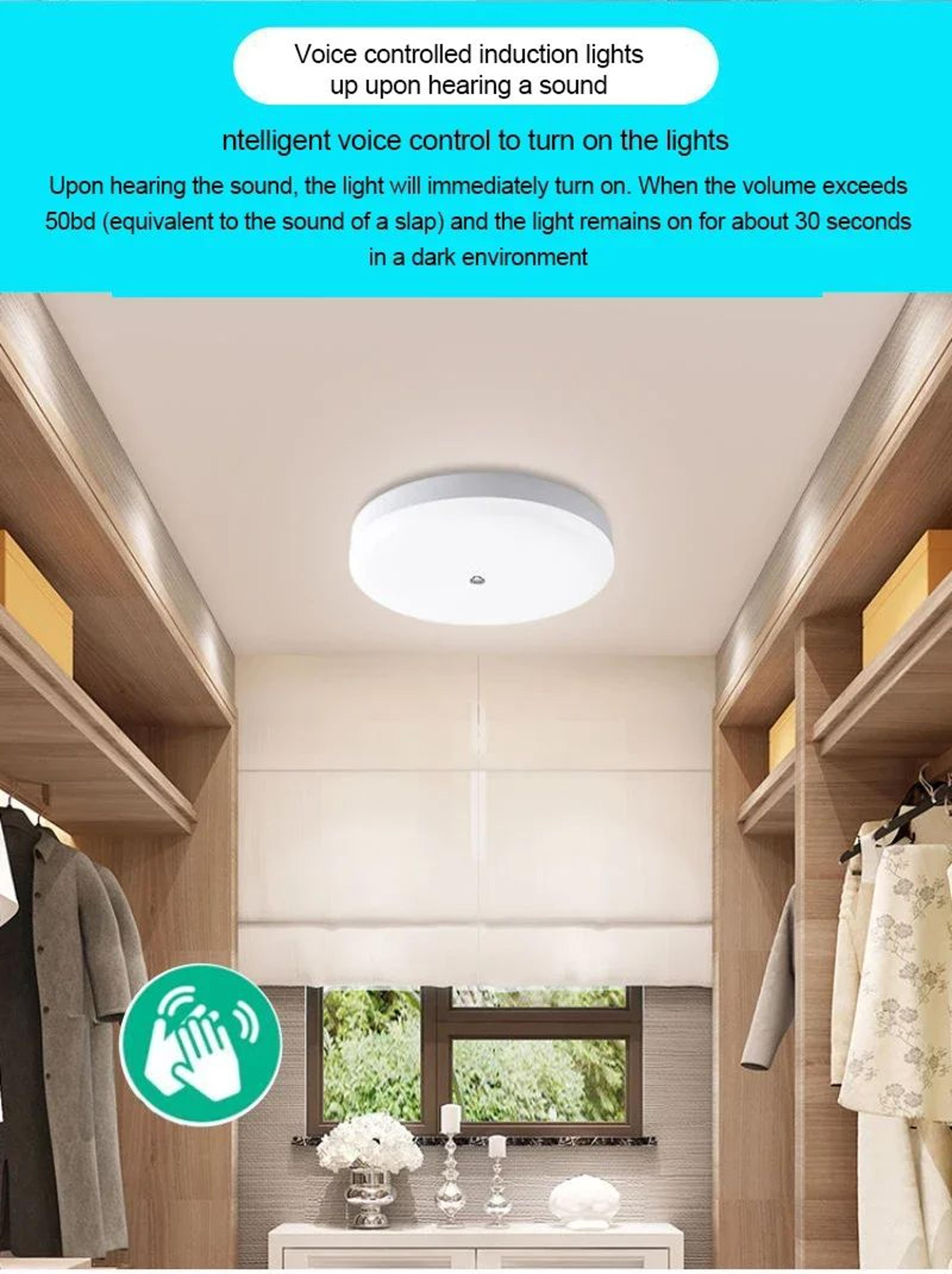 Motion Sensor LED Ceiling Light  Infrared Automatic Night Lamp For Porch Corridor Staircase  Balcon 9