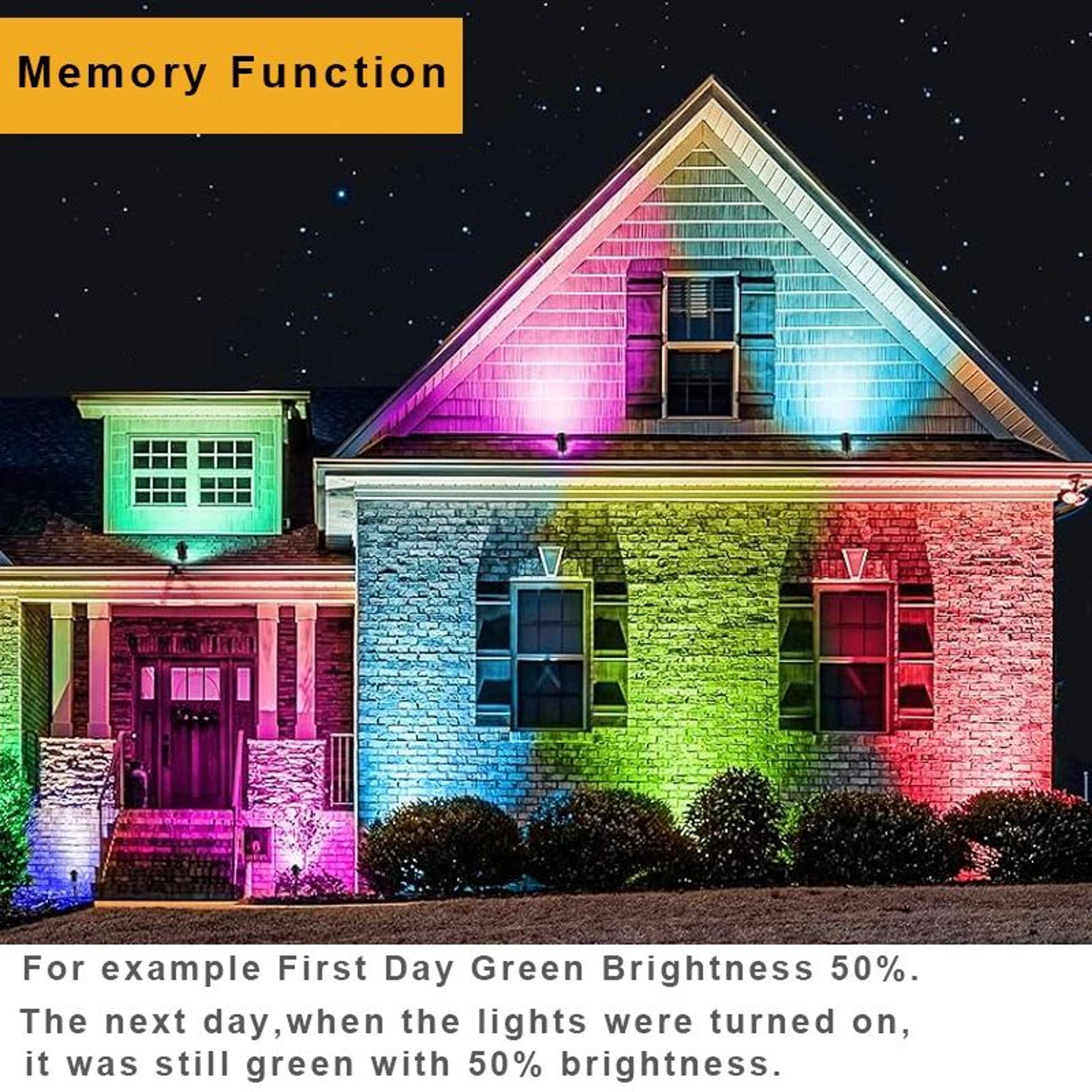 RGBW LED Landscape Light  6W 12V Waterproof Color Changing Garden Spotlight With RF Remote And Spik 5
