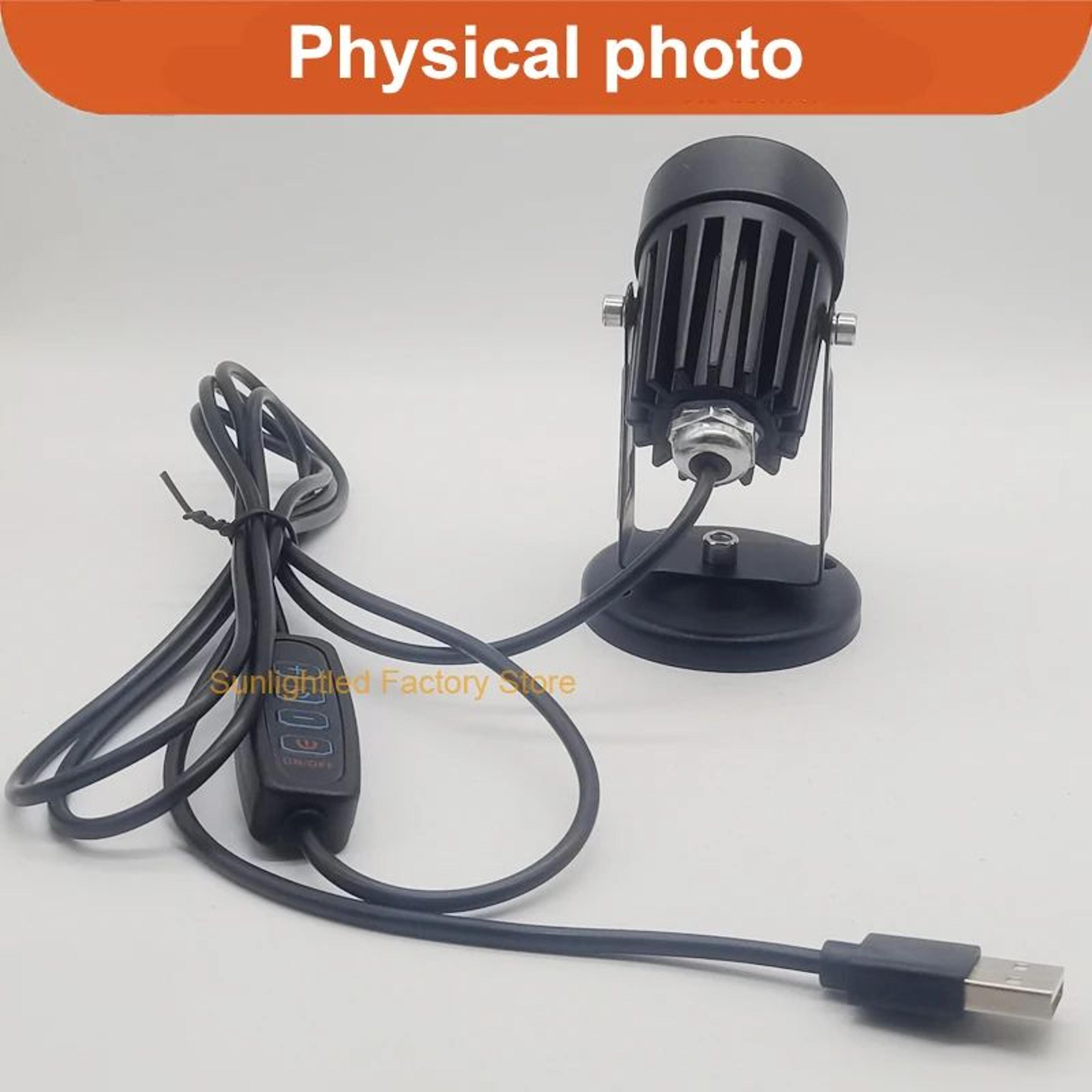 Indoor LED Accent Spotlight  Dimmable Uplight With Timer 3 Color Modes And 270 Degree Head For Plan 4