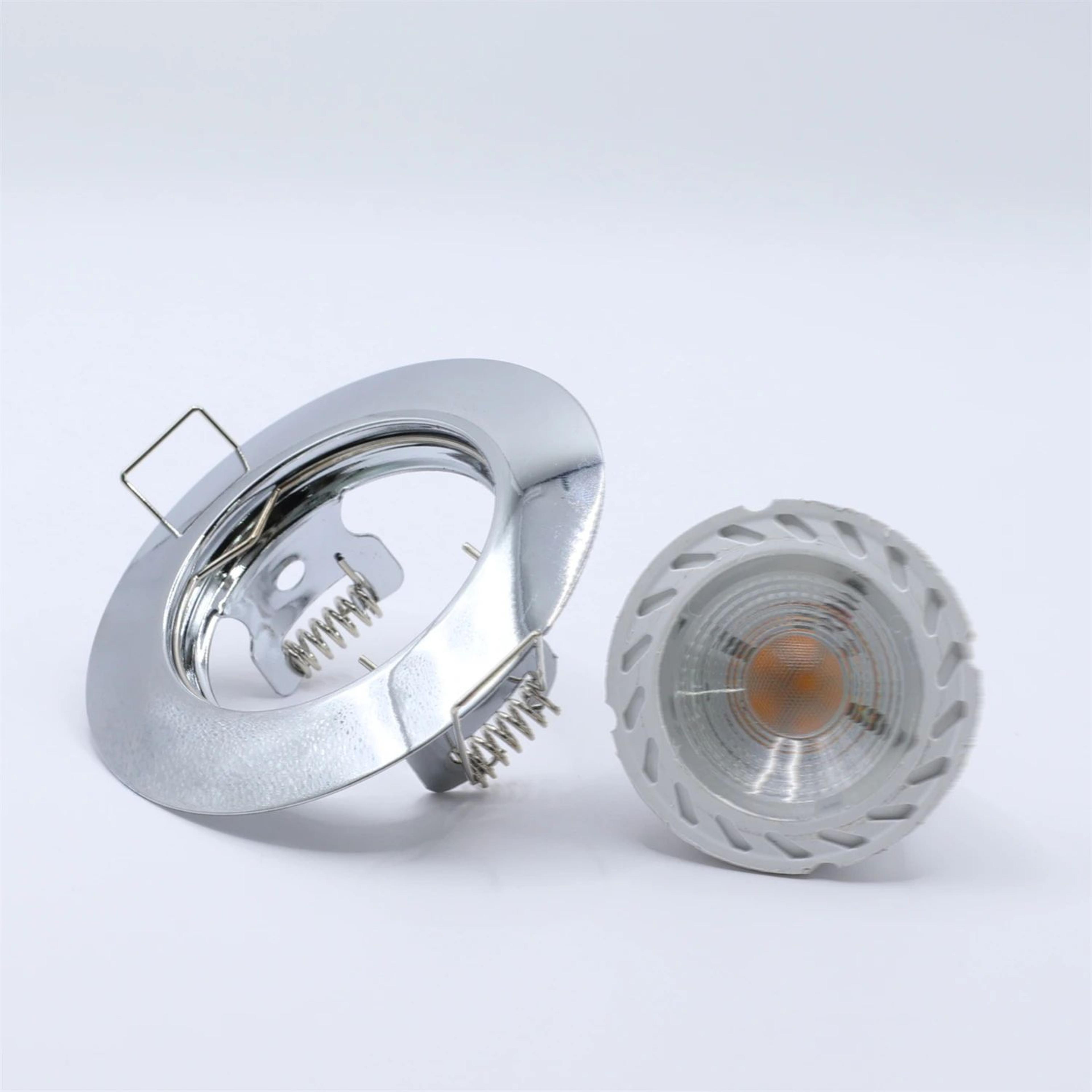 Adjustable MR16 Downlight Frame  Die Cast Metal Recessed Ceiling Spotlight Fitting With 217 In Cuto 2