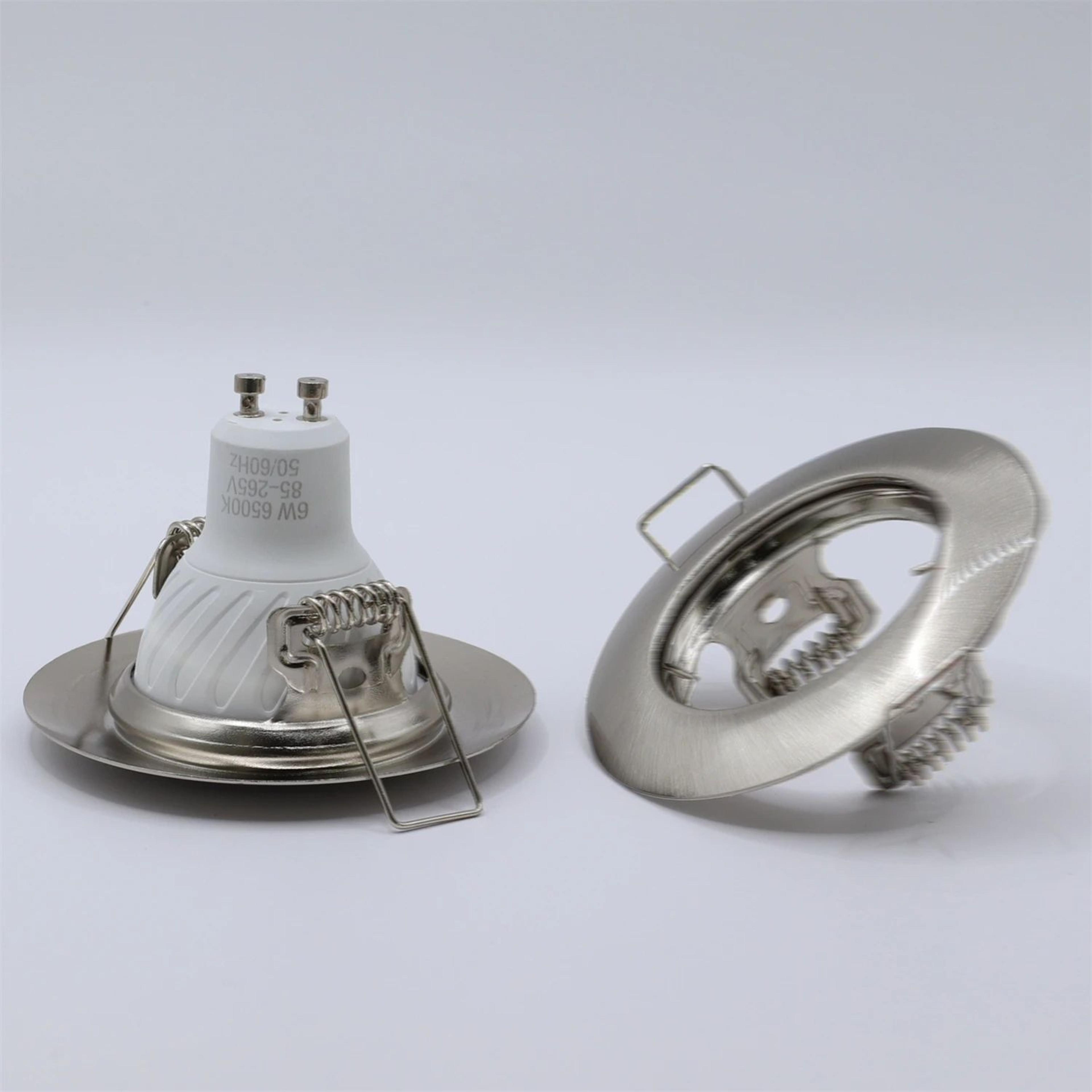 Adjustable MR16 Downlight Frame  Die Cast Metal Recessed Ceiling Spotlight Fitting With 217 In Cuto 4
