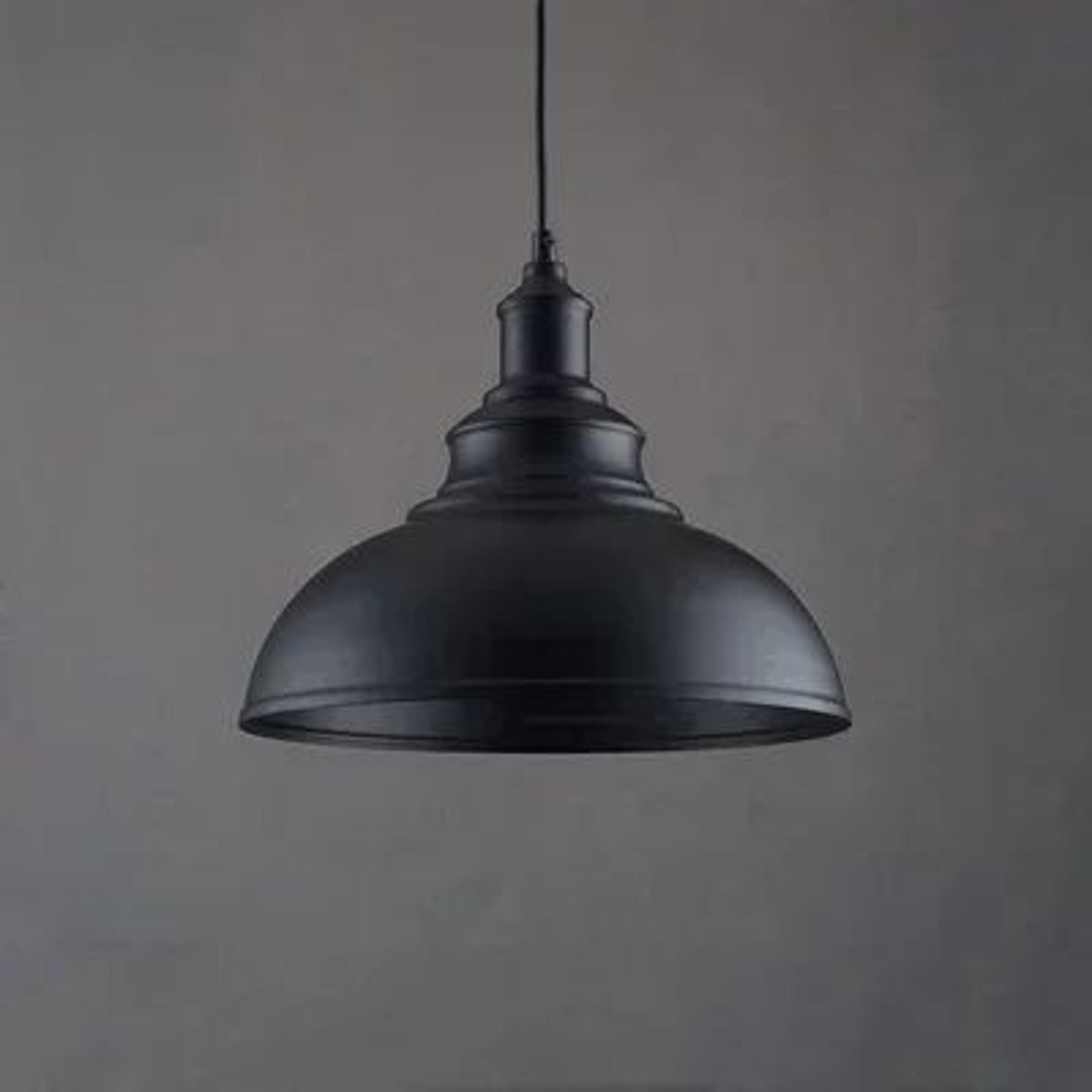Vintage E27 Pendant Light  Retro Hanging Lamp In Black Silver Or Copper For Kitchen Dining Room Bar 12