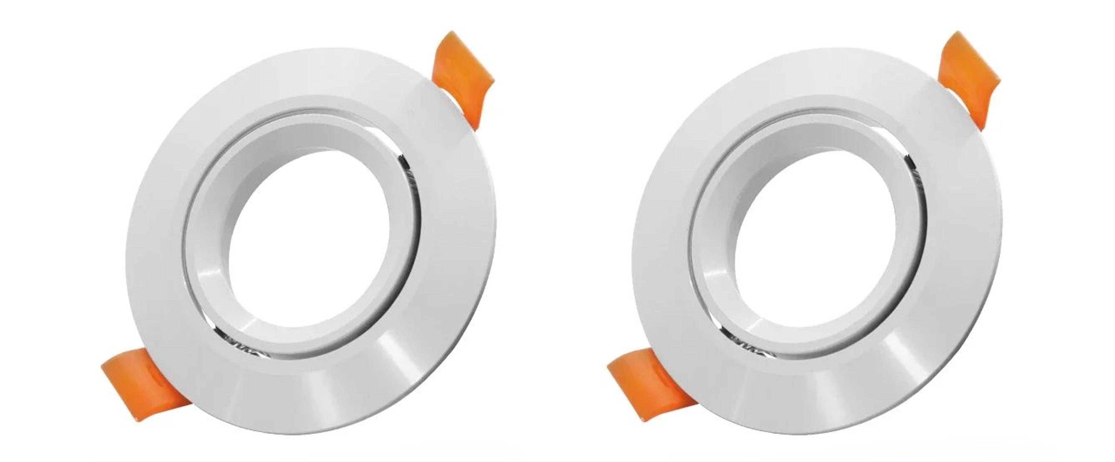 Adjustable GU10 MR16 Downlight Frame  Aluminum Ceiling Fitting In Silver White Or Black With 276 In 10