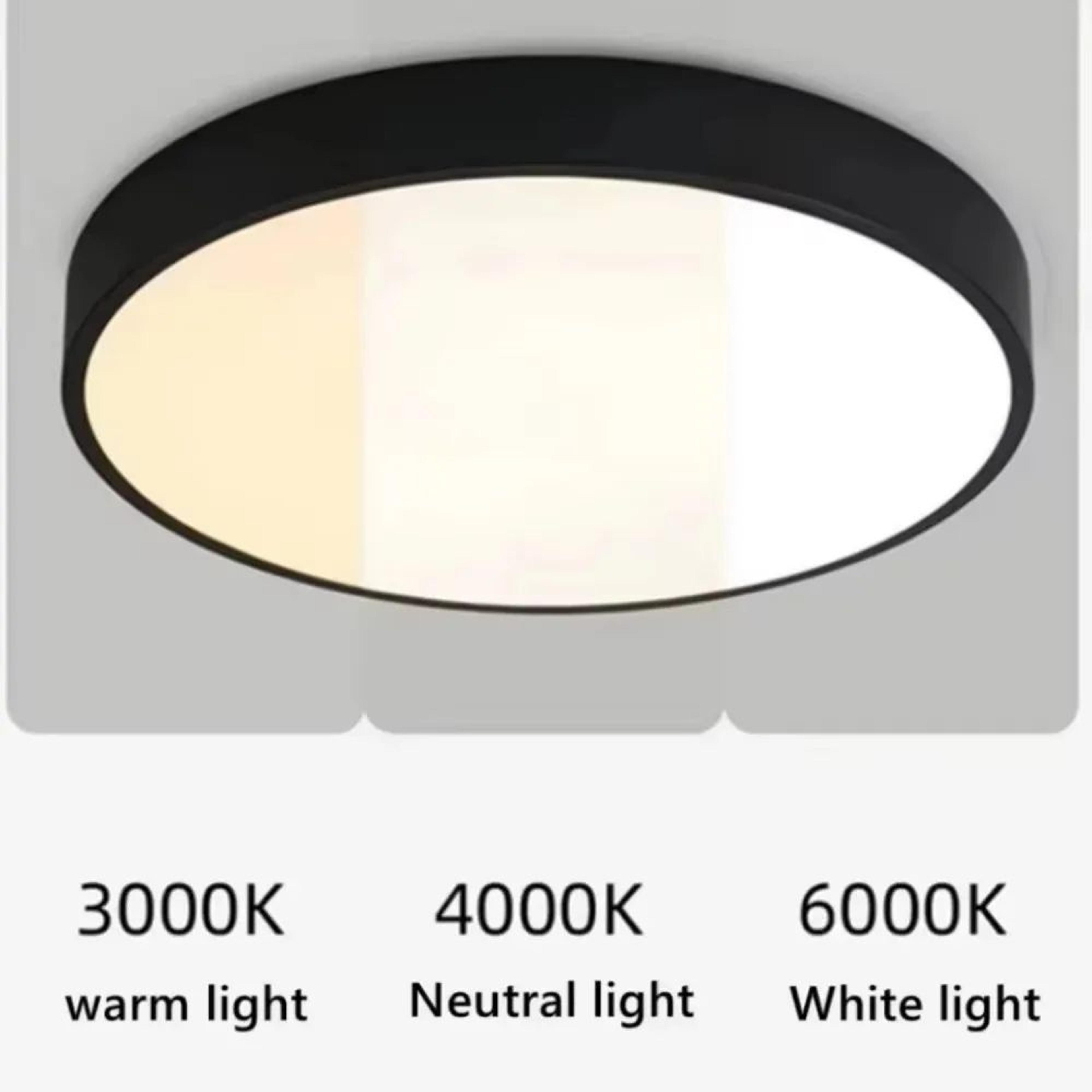 Modern Round LED Ceiling Light  Acrylic Lamp With Warm Cool Or Dimmable Options For Living Room Bed 4