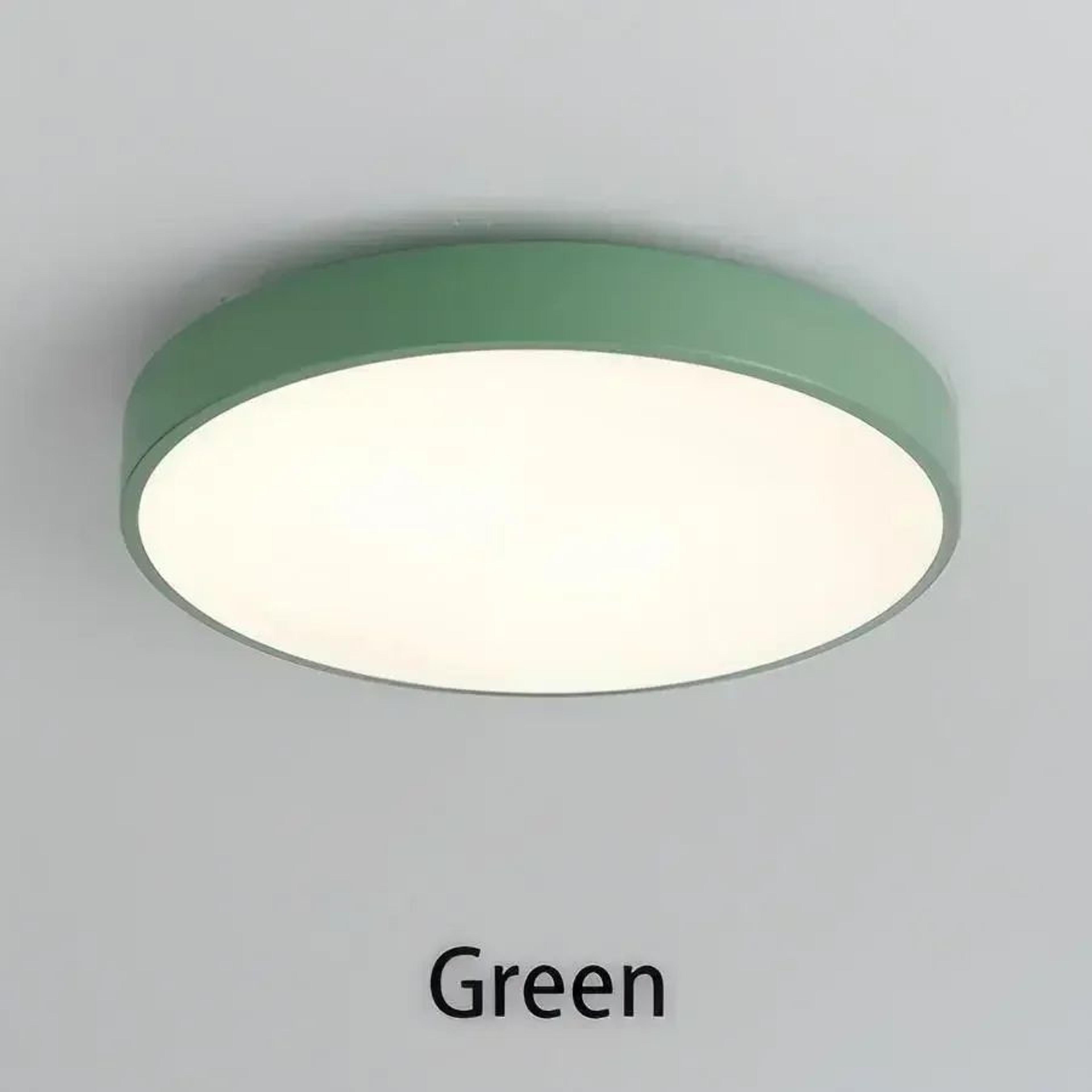 Modern Round LED Ceiling Light  Acrylic Lamp With Warm Cool Or Dimmable Options For Living Room Bed 12