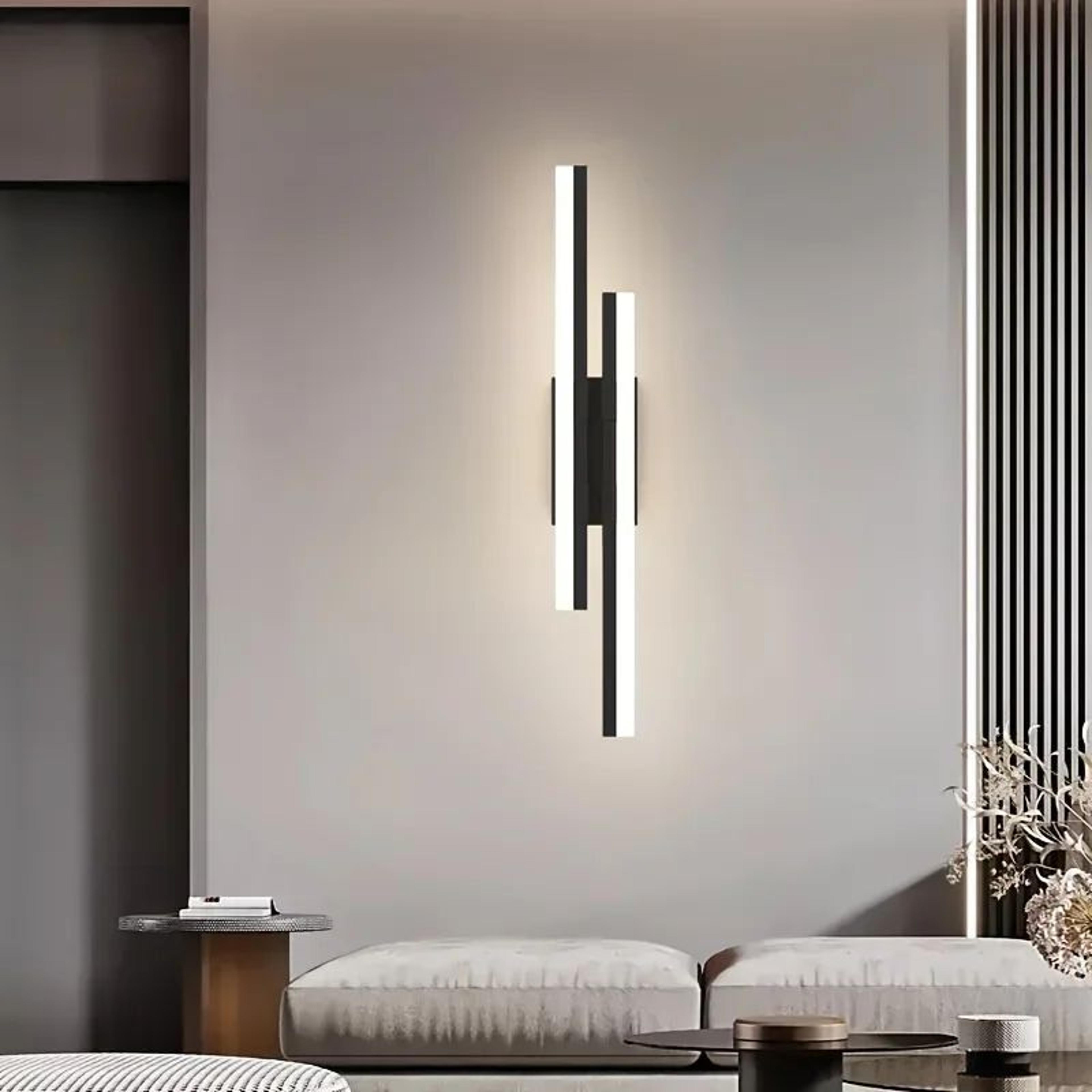 Dimmable LED Strip Wall Light  Nordic 3 Color Sconce For Bedroom Bedside Living Room Feature Wall A