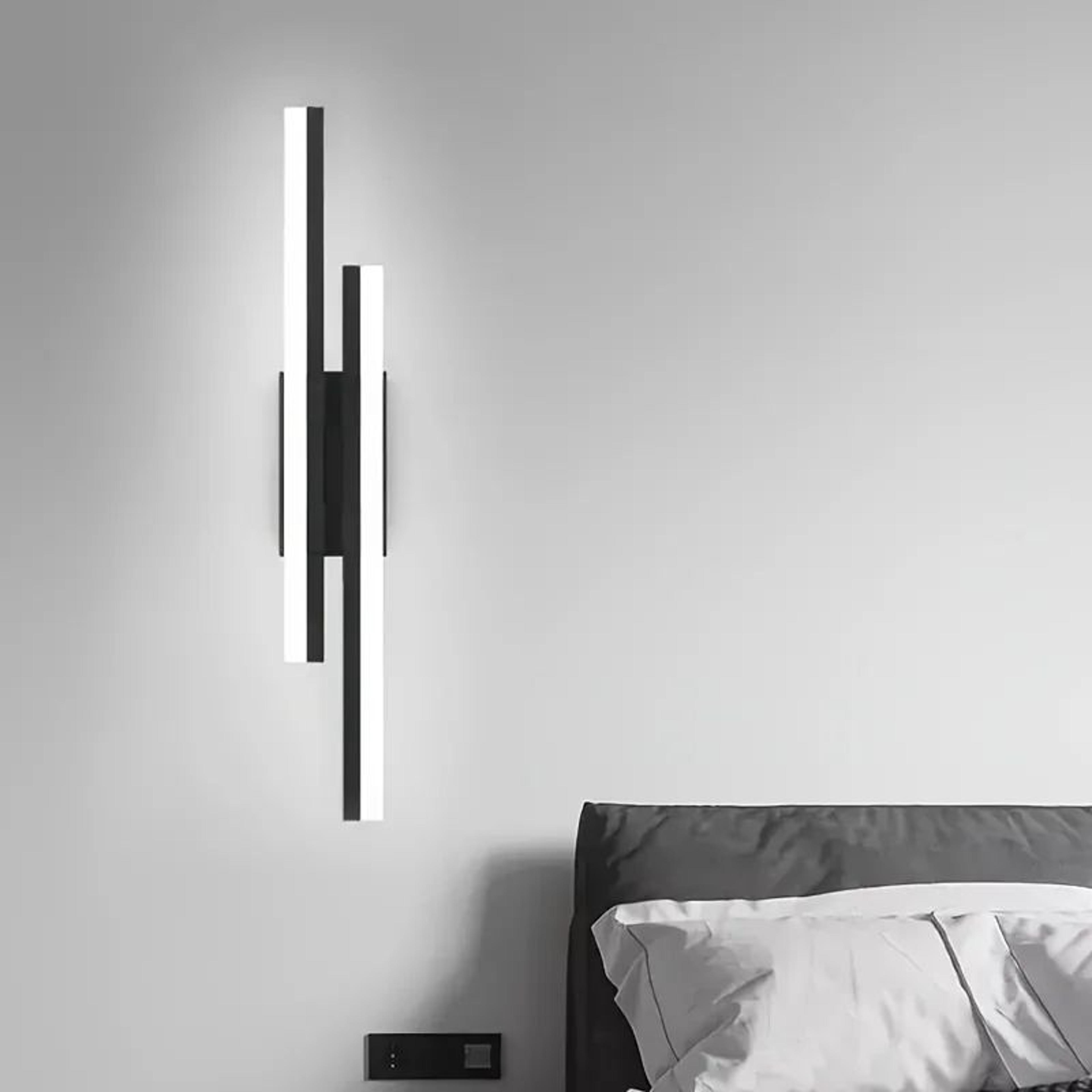 Dimmable LED Strip Wall Light  Nordic 3 Color Sconce For Bedroom Bedside Living Room Feature Wall A