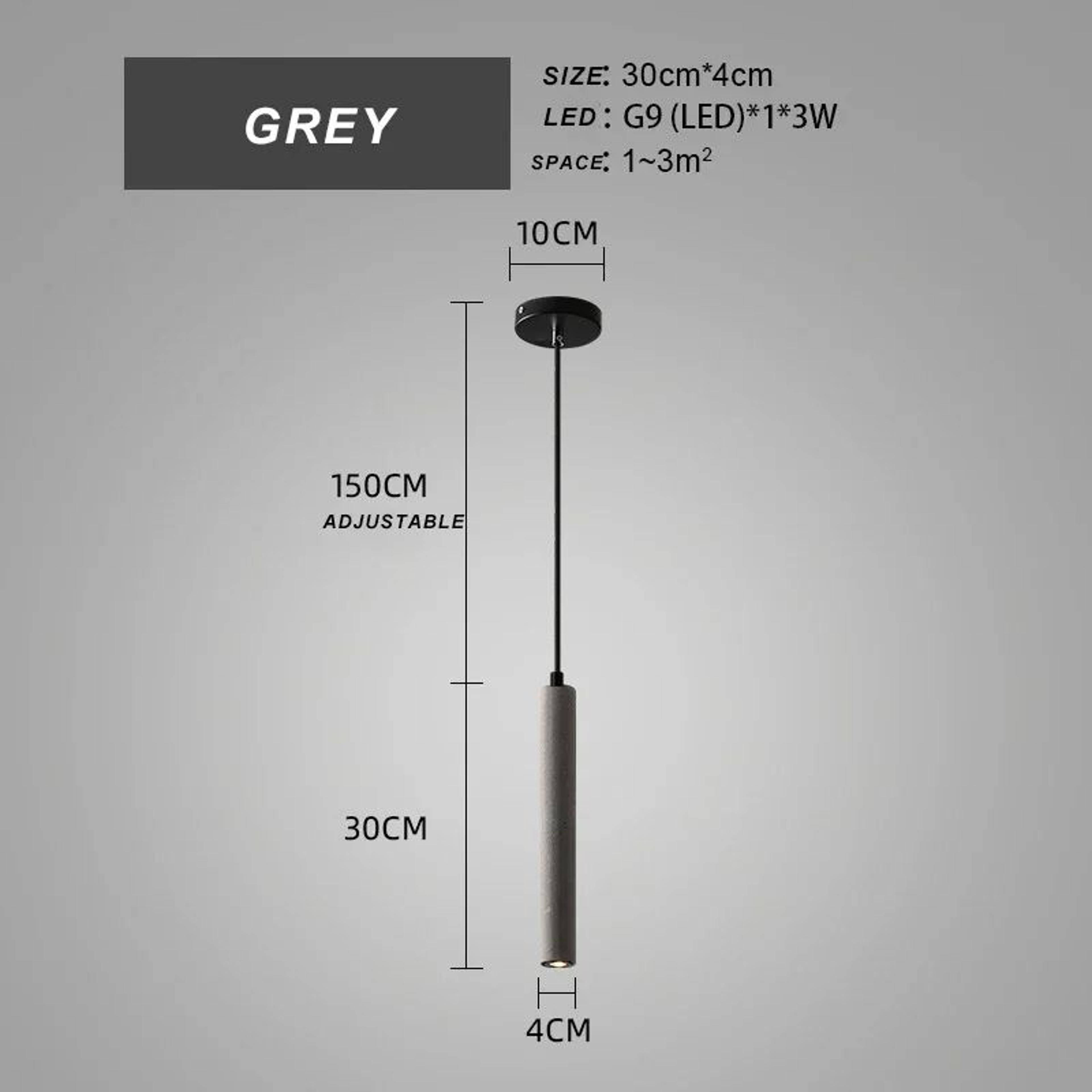 Retro Concrete Pendant Lamp  Nordic Industrial Iron  Waterstone Hanging Lamp For Dining Room Kitche 12