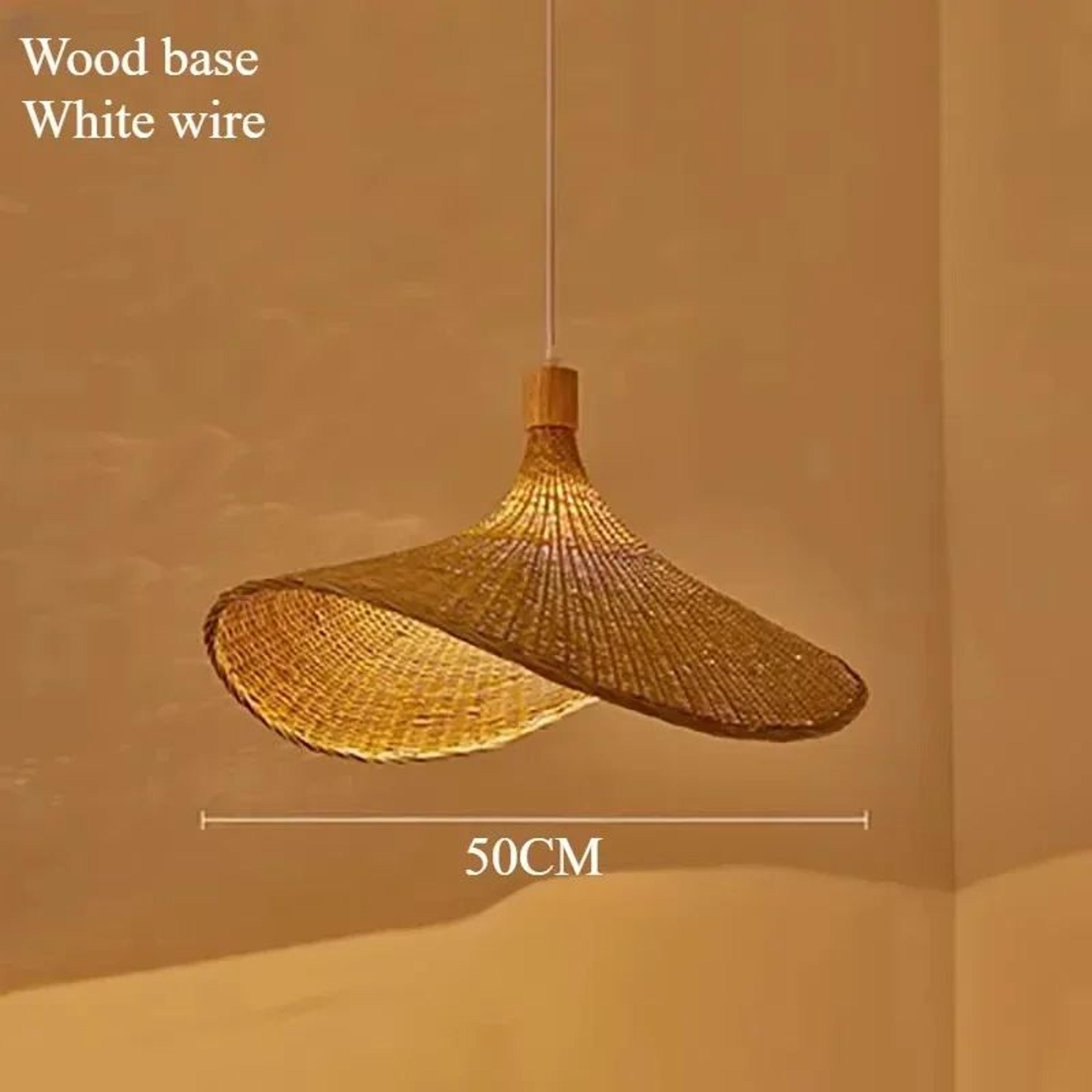 Handwoven Bamboo Pendant Light  Woven Rattan Style Hanging Lamp In 1181 1575 Or 1969 In For Living  11