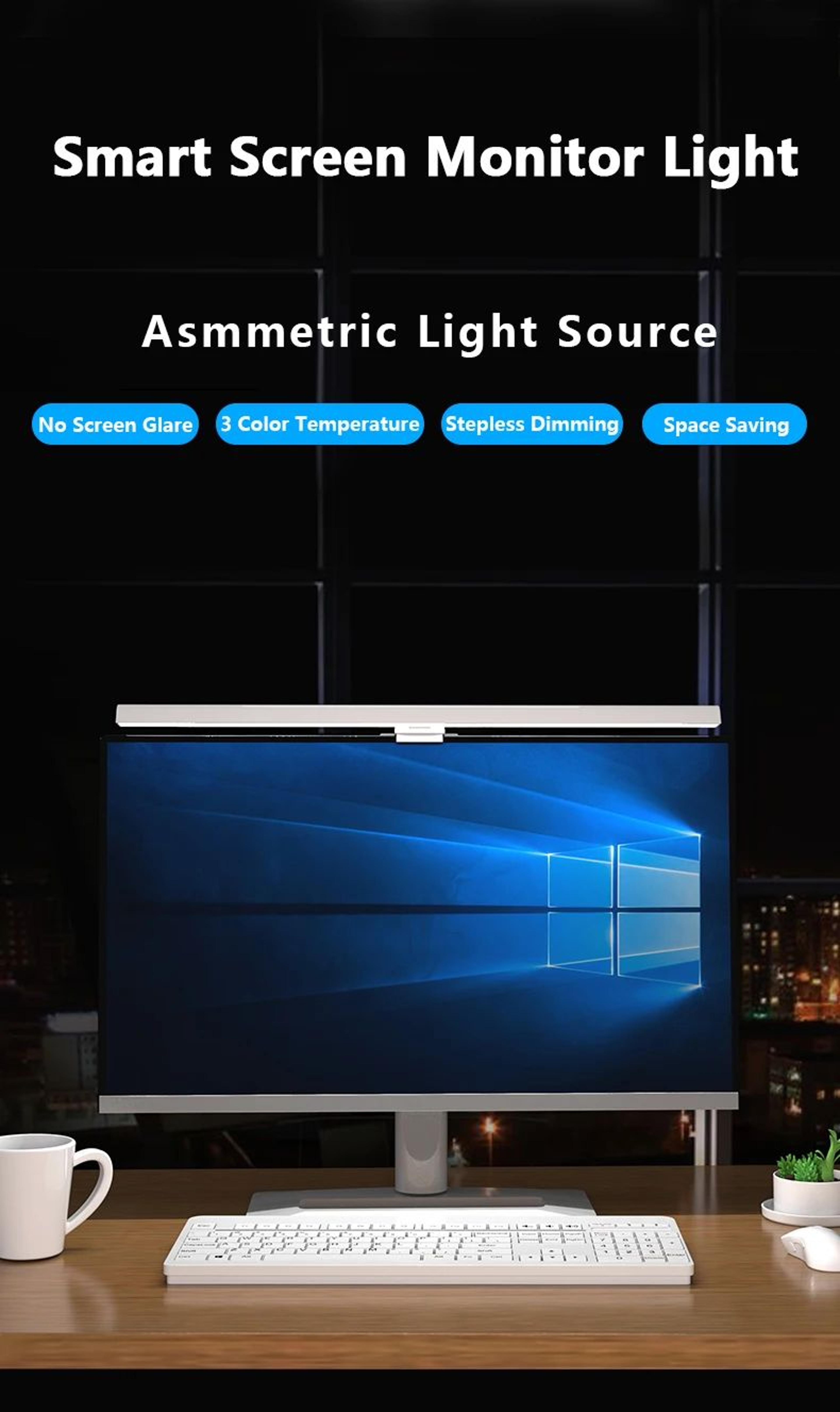 1969 In Monitor Light Bar  USB Desk Lamp With Stepless Dimming Touch Control  3 Colors For Study Re 8