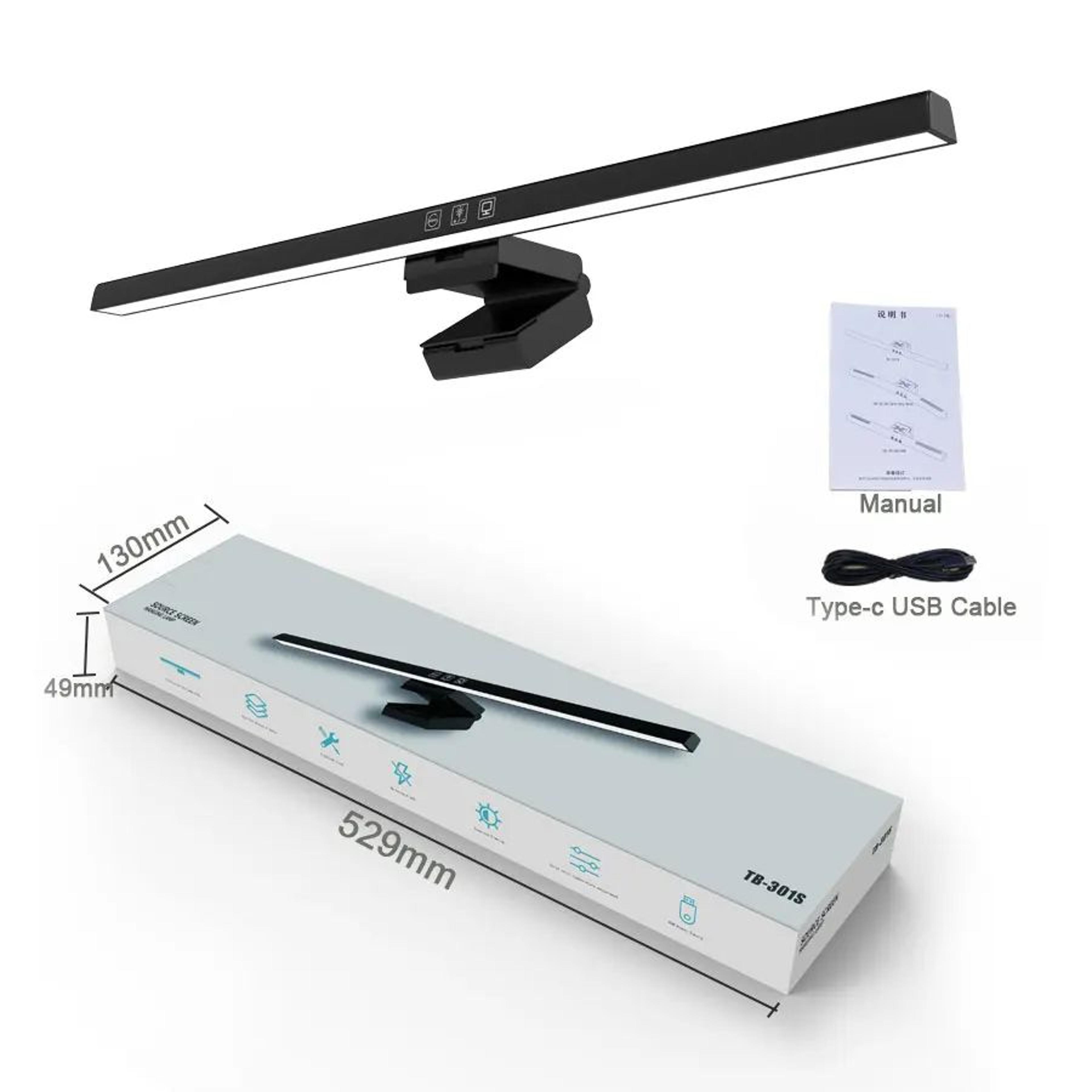 1969 In Monitor Light Bar  USB Desk Lamp With Stepless Dimming Touch Control  3 Colors For Study Re 11