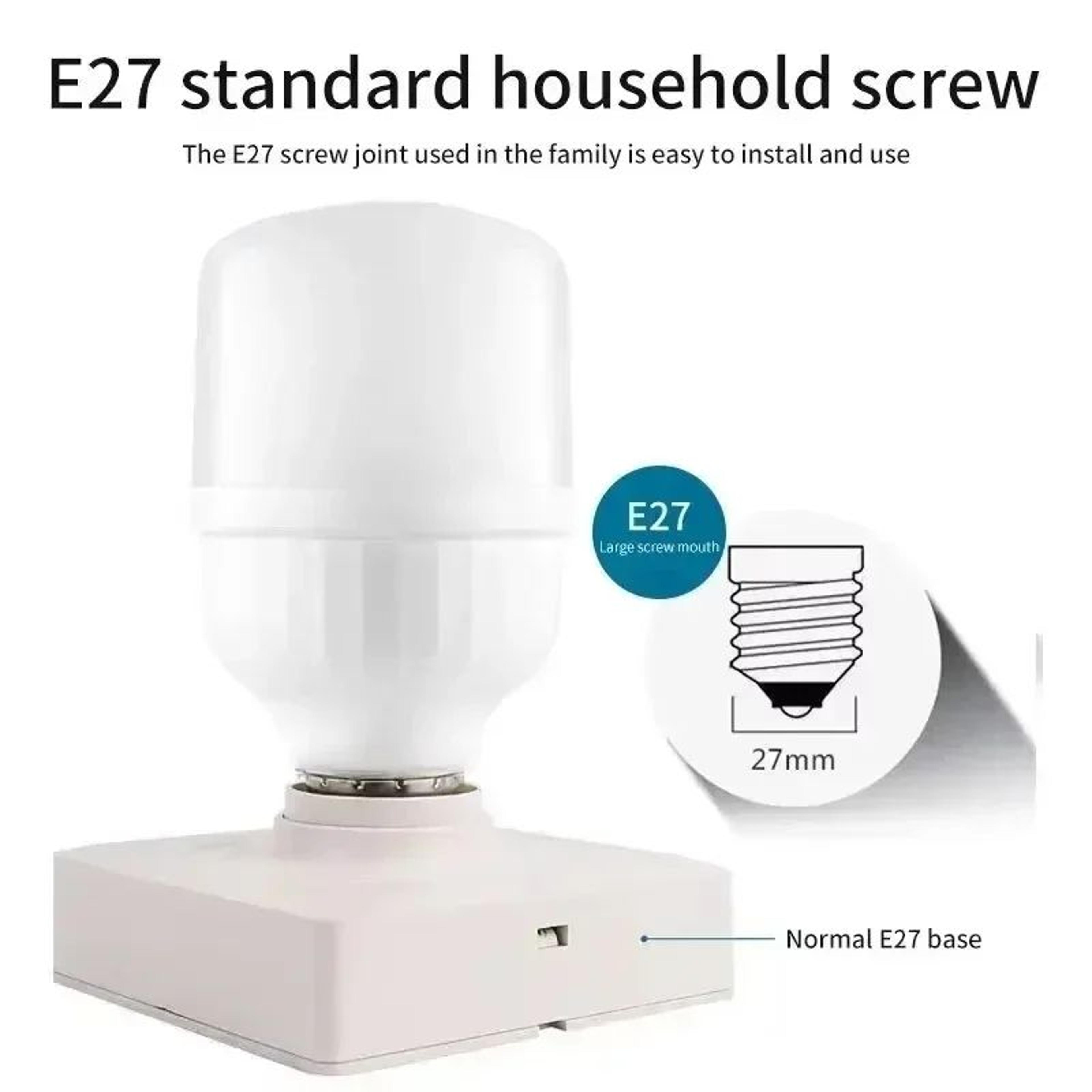 E27 Sensor LED Bulb  65 W 220V Cool White 6500K Automatic Night Light For Warehouse Hallway  Home U 2