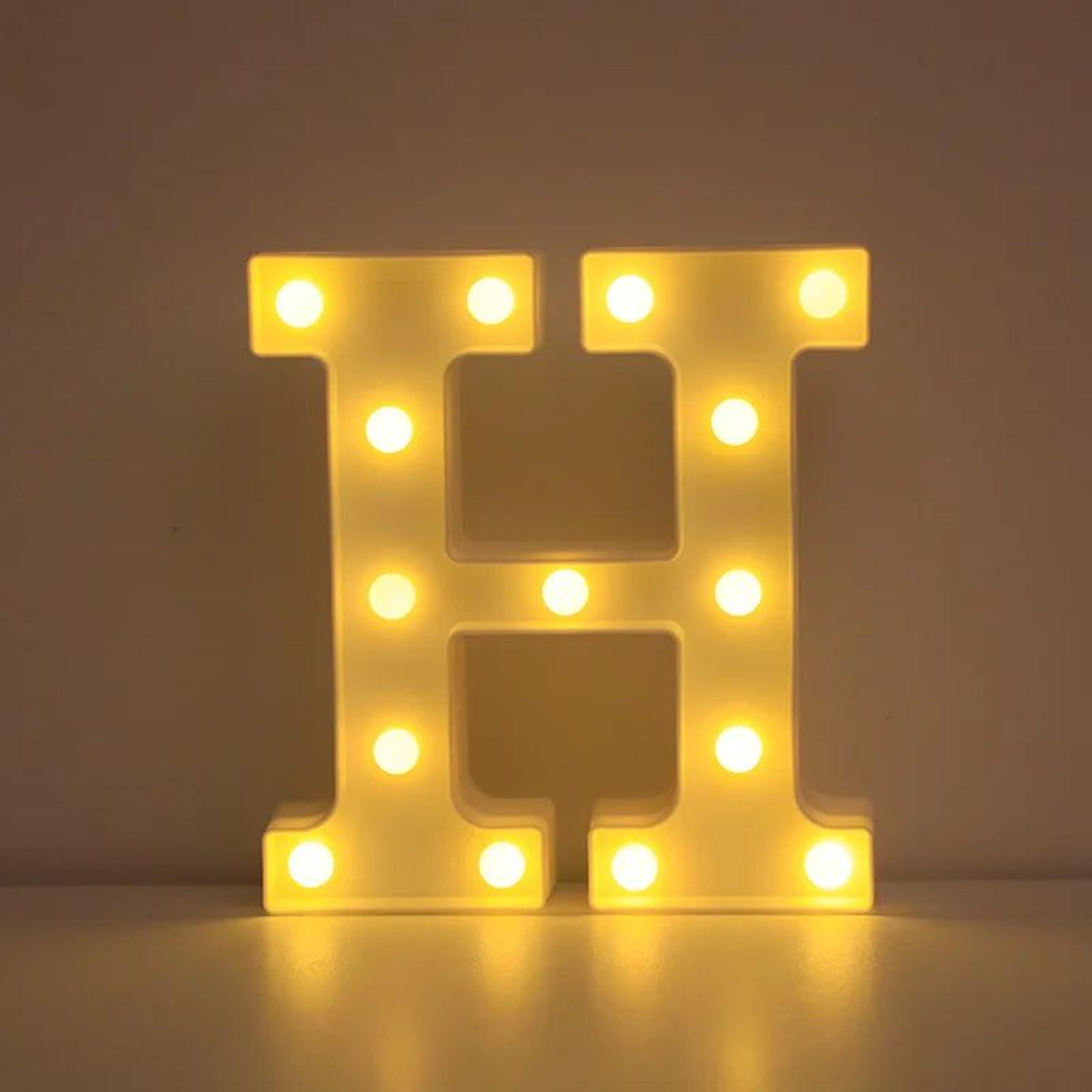LED Letter  Number Light  866 In Warm White Battery Operated Marquee Lamp For Wedding Birthday And  11