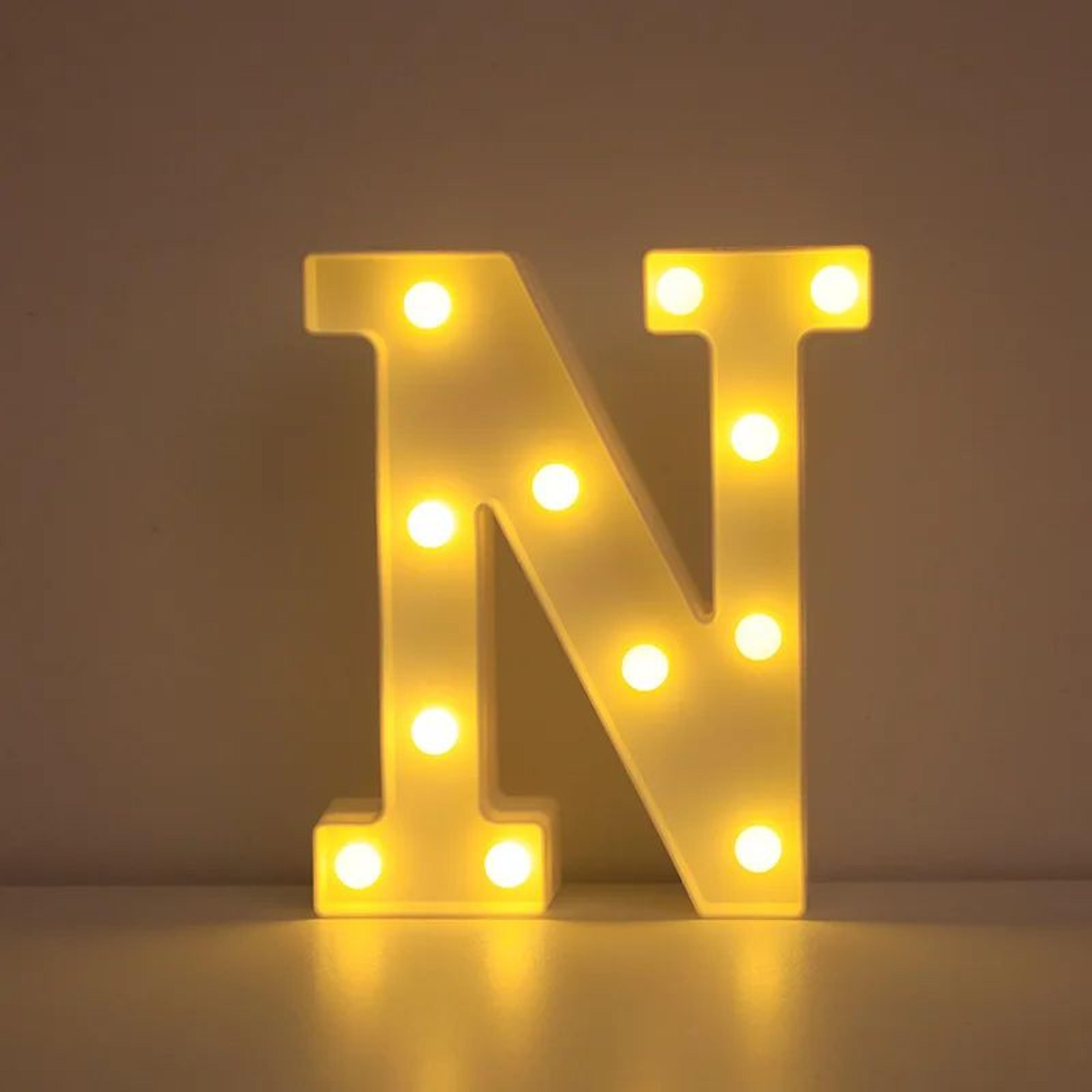 LED Letter  Number Light  866 In Warm White Battery Operated Marquee Lamp For Wedding Birthday And  17