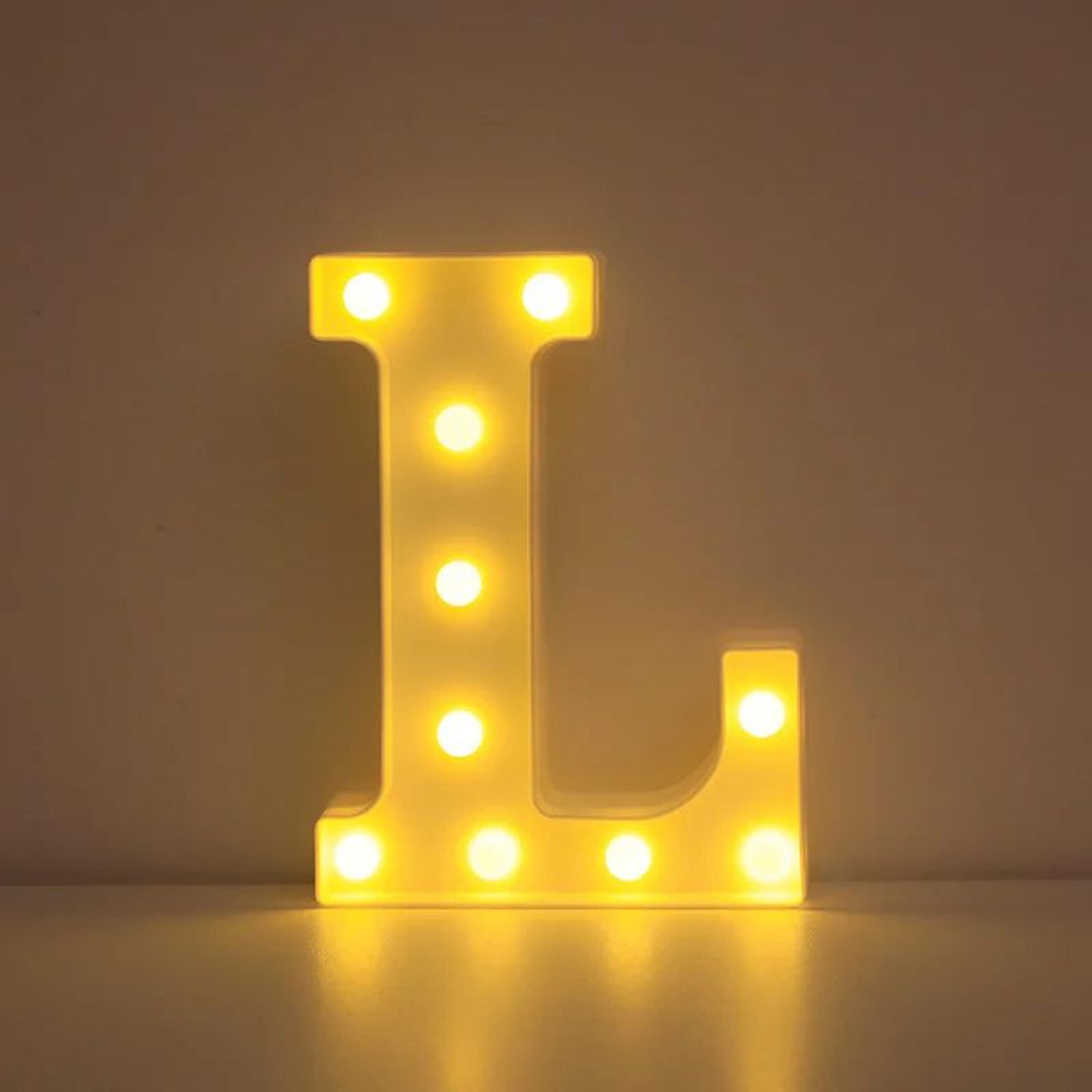 LED Letter  Number Light  866 In Warm White Battery Operated Marquee Lamp For Wedding Birthday And  15