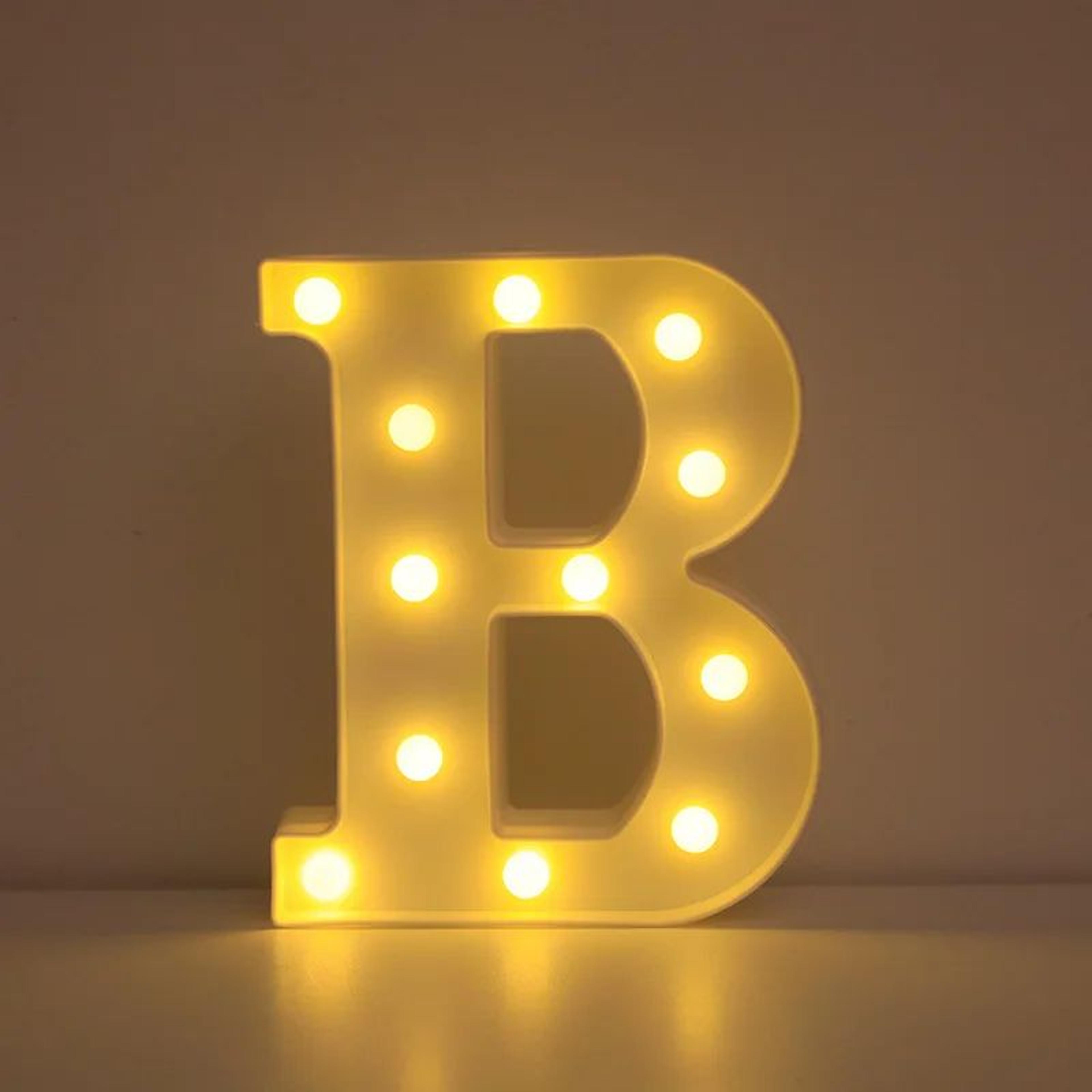 LED Letter  Number Light  866 In Warm White Battery Operated Marquee Lamp For Wedding Birthday And  5