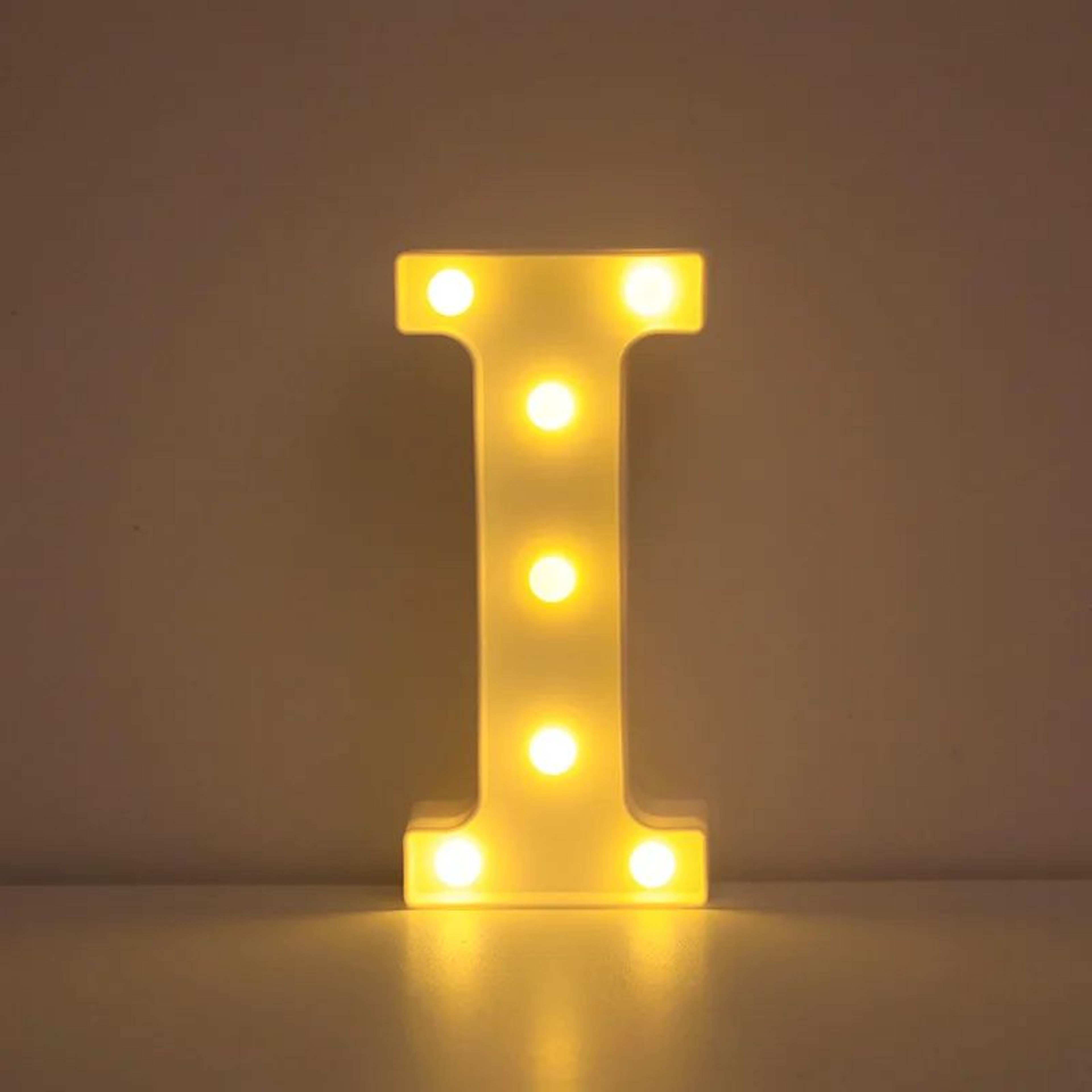 LED Letter  Number Light  866 In Warm White Battery Operated Marquee Lamp For Wedding Birthday And  12