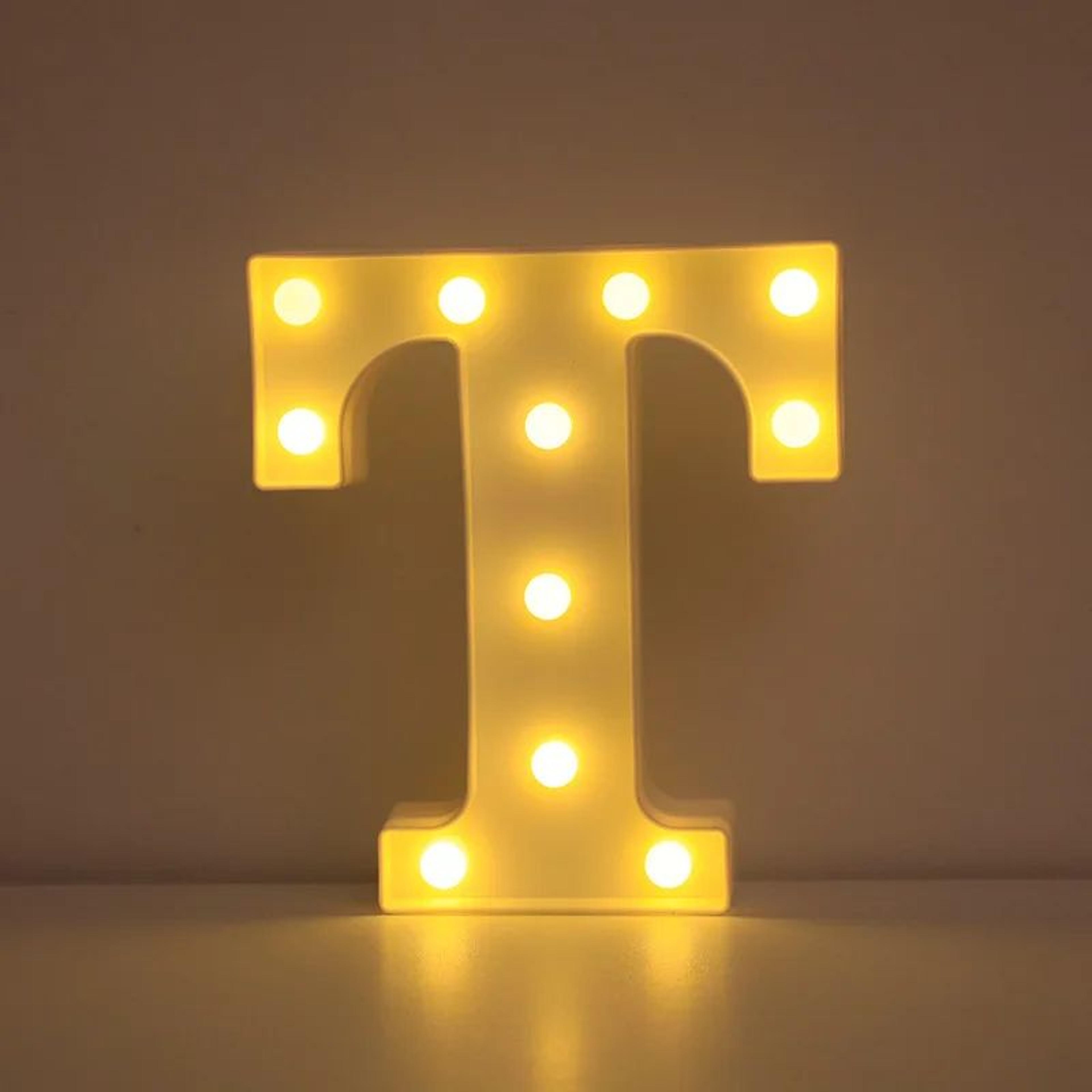 LED Letter  Number Light  866 In Warm White Battery Operated Marquee Lamp For Wedding Birthday And  23
