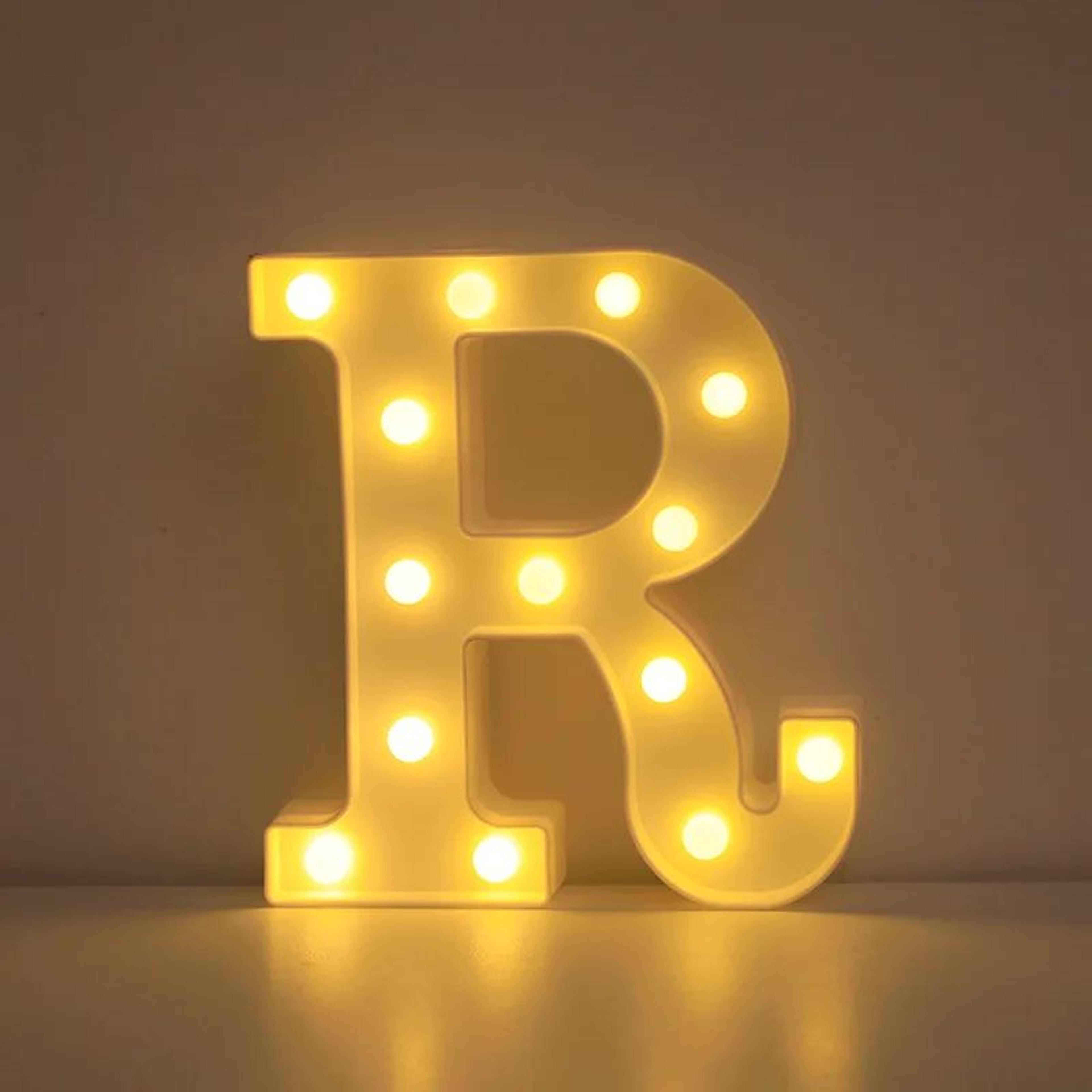 LED Letter  Number Light  866 In Warm White Battery Operated Marquee Lamp For Wedding Birthday And  21