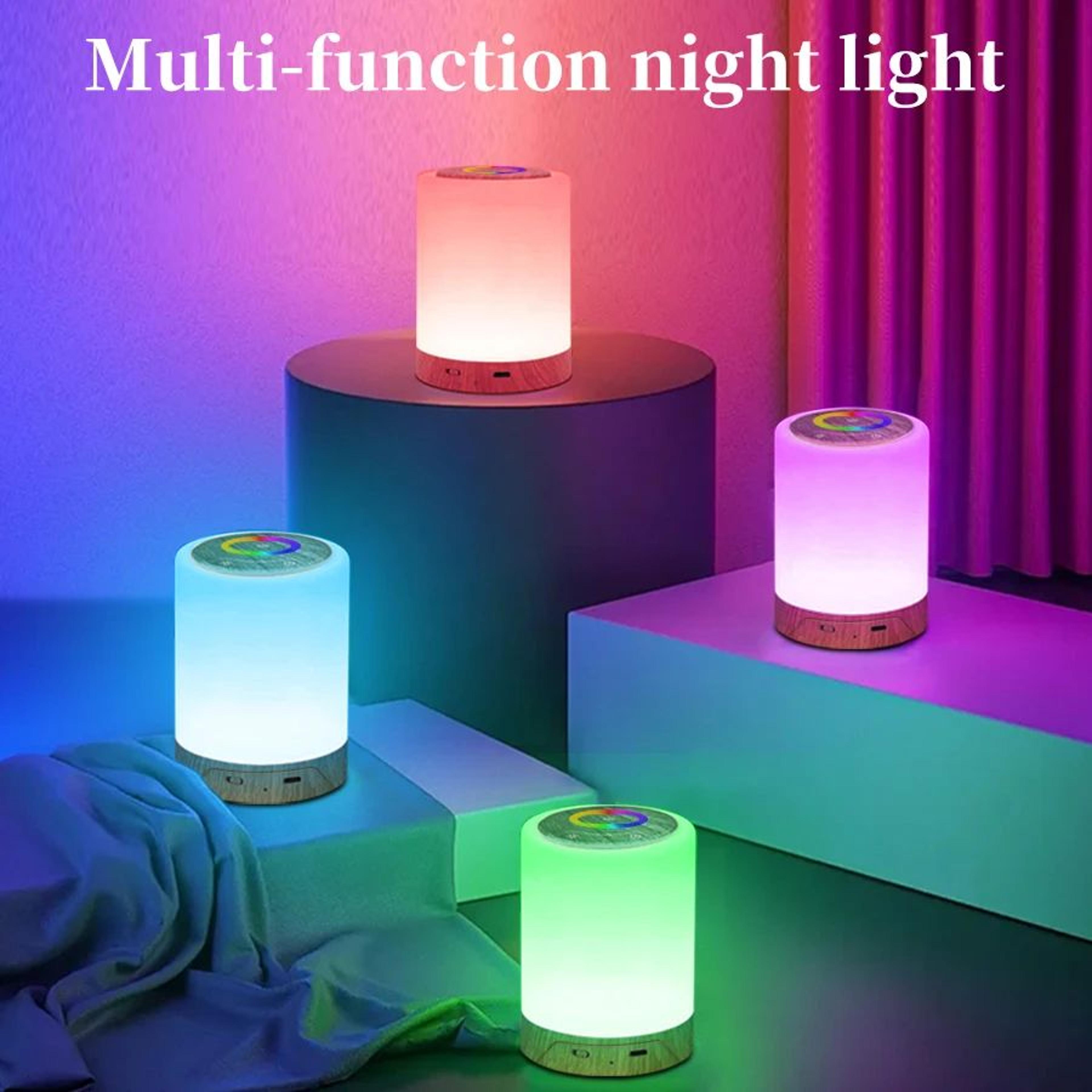 Rechargeable Touch Table Lamp  Dimmable RGB  Warm White LED Night Light For Bedroom Bedside Living  2