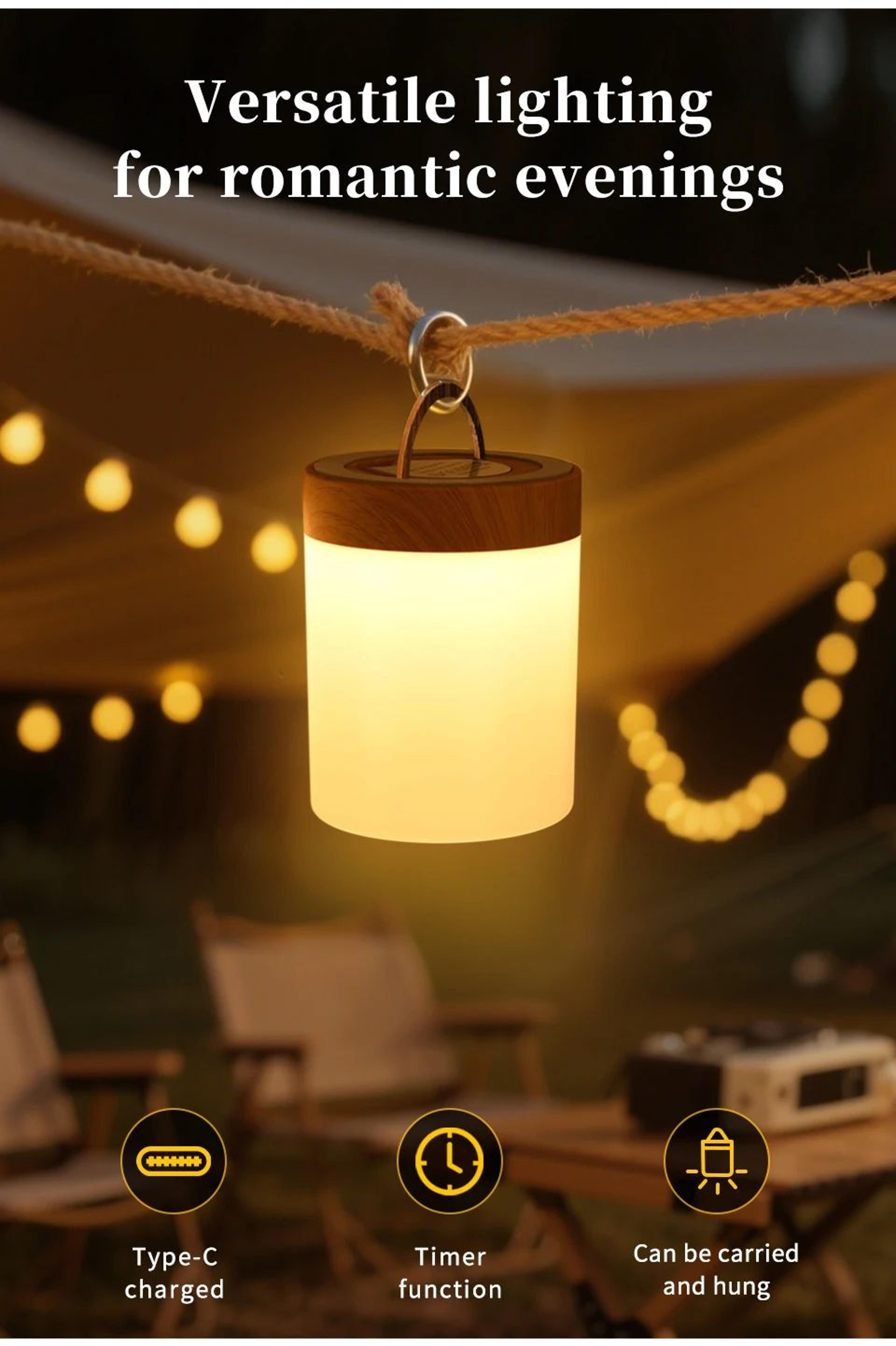 Rechargeable Touch Table Lamp  Dimmable RGB  Warm White LED Night Light For Bedroom Bedside Living  16