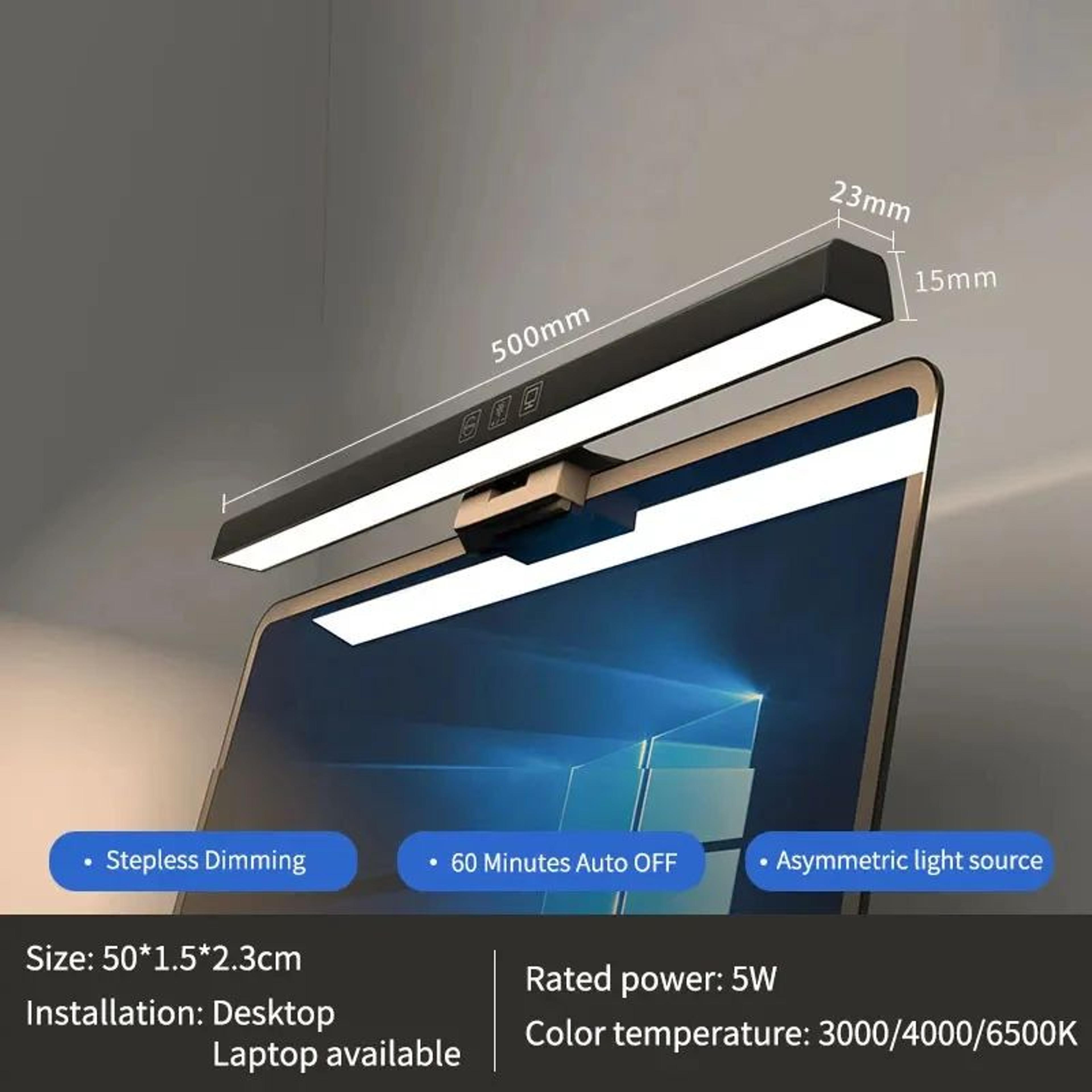 LED Monitor Light Bar  USB Desk Lamp With Touch Control Stepless Dimming 3 Color Temperatures And T 7