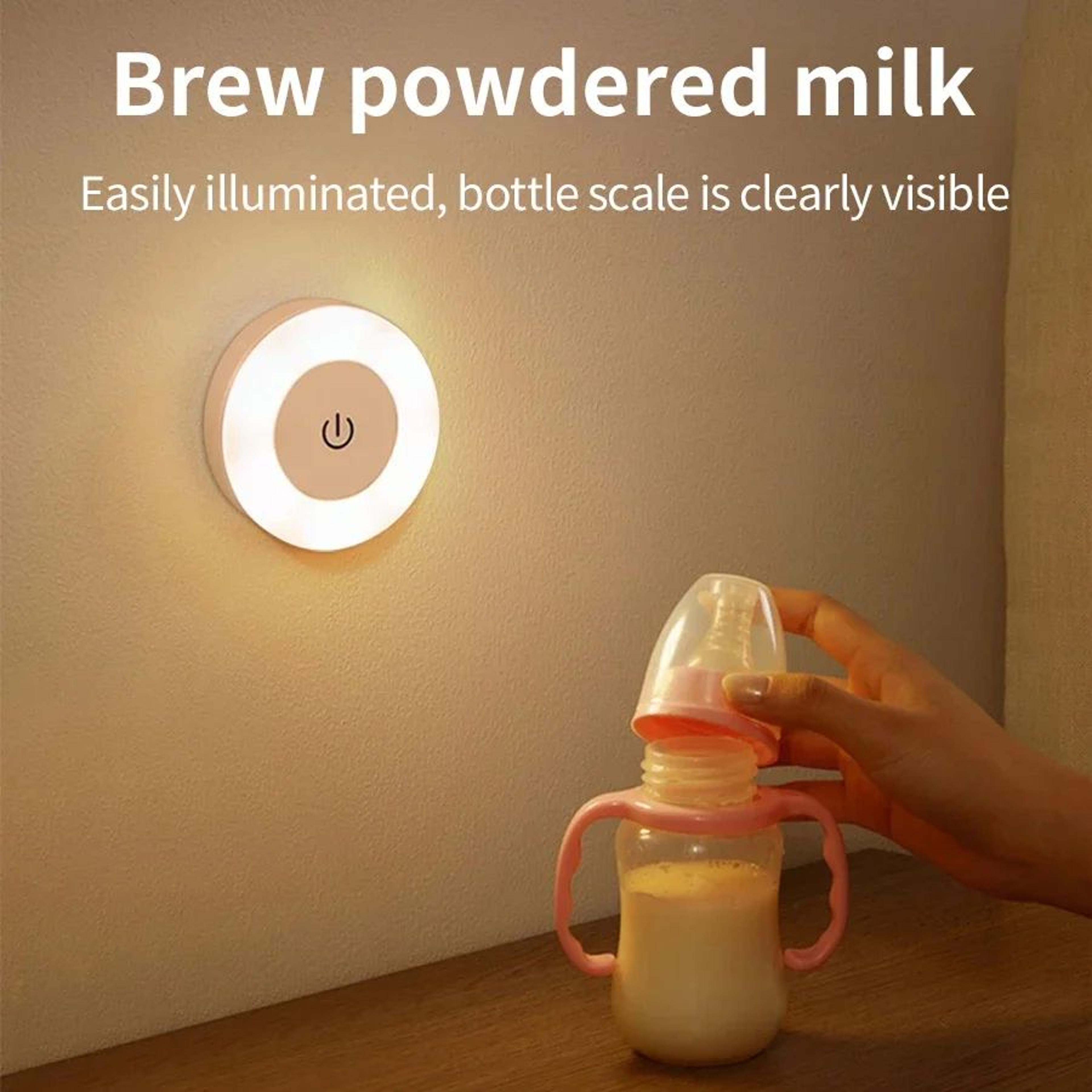 Rechargeable LED Touch Night Light  Dimmable Magnetic USB Lamp For Nursery Bedroom Hallway Closet A 2