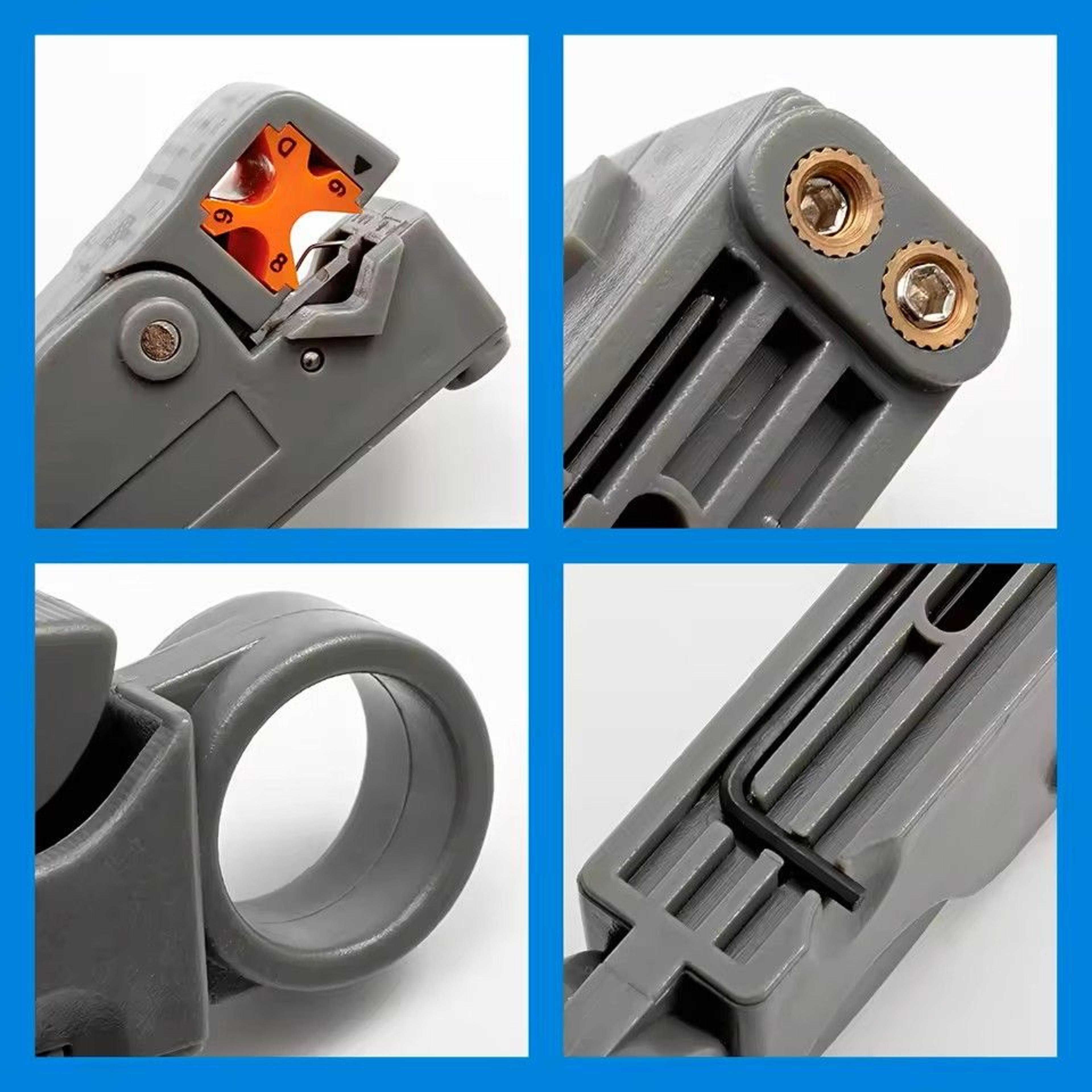 Insulated Wire Stripping Pliers  Stainless Steel Cable Stripper With BuiltIn Hexagon Wrench Electri 4